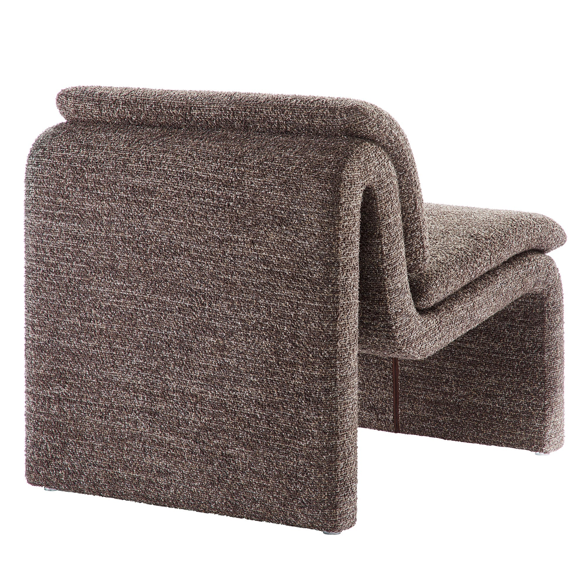 Dune Boucle Upholstered Armless Accent Chair - Best Buy Furniture