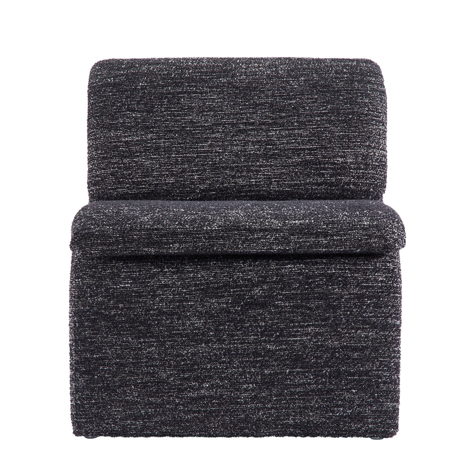 Dune Boucle Upholstered Armless Accent Chair - Best Buy Furniture