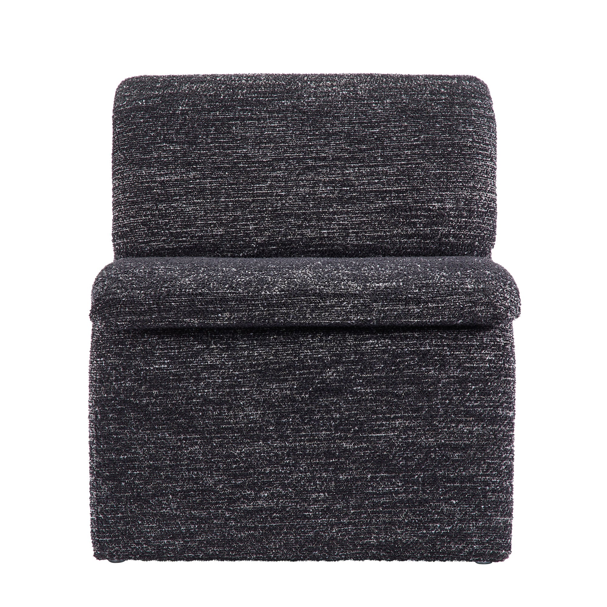 Dune Boucle Upholstered Armless Accent Chair - Best Buy Furniture