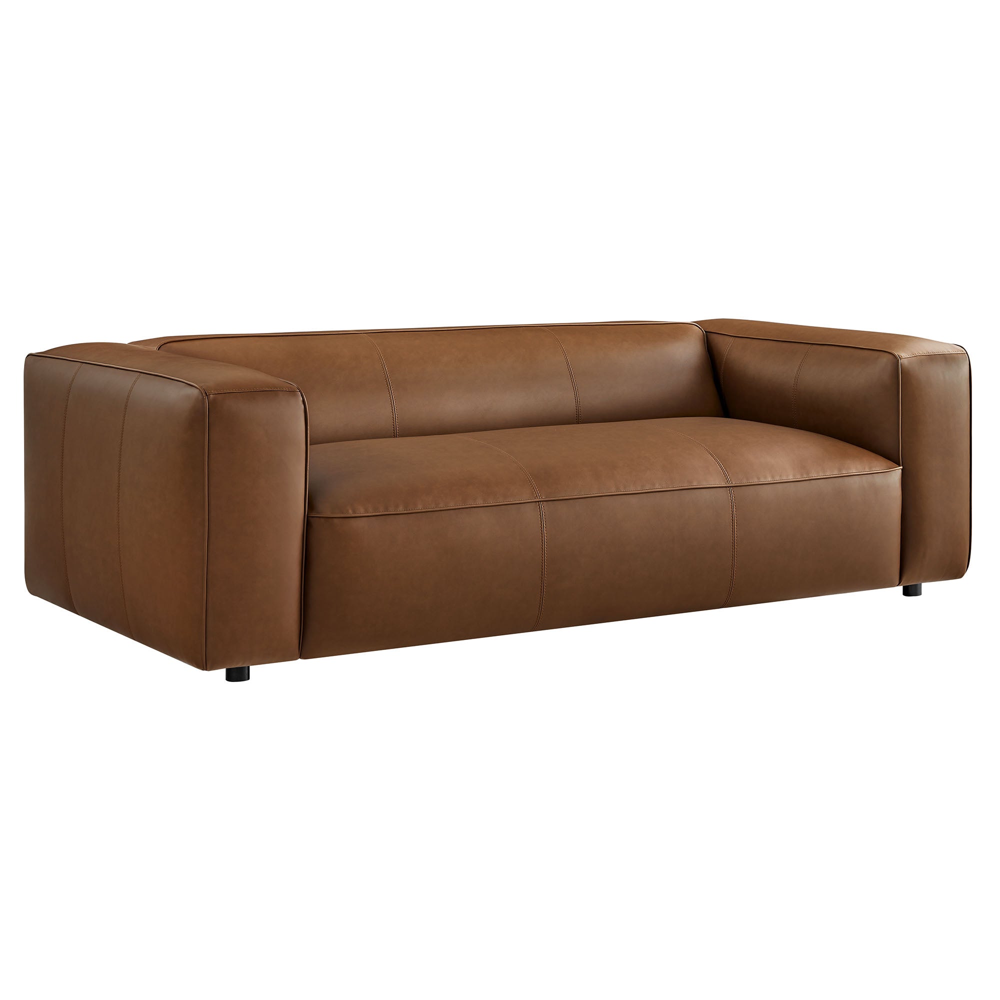 Auren Upholstered Vegan Leather Sofa by Modway - Best Buy Furniture