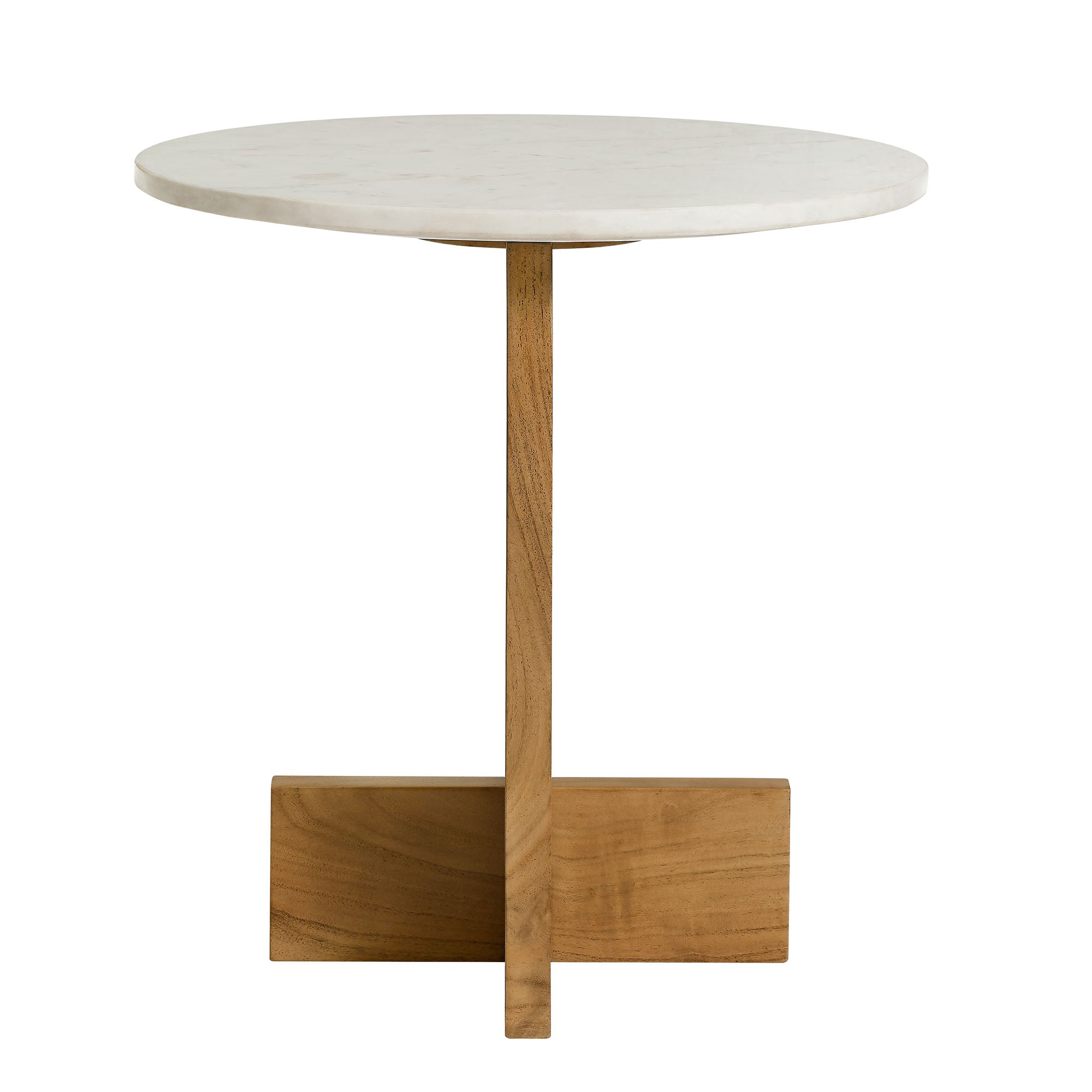 Tarin Acacia Wood and Marble Side Table by Modway - Best Buy Furniture