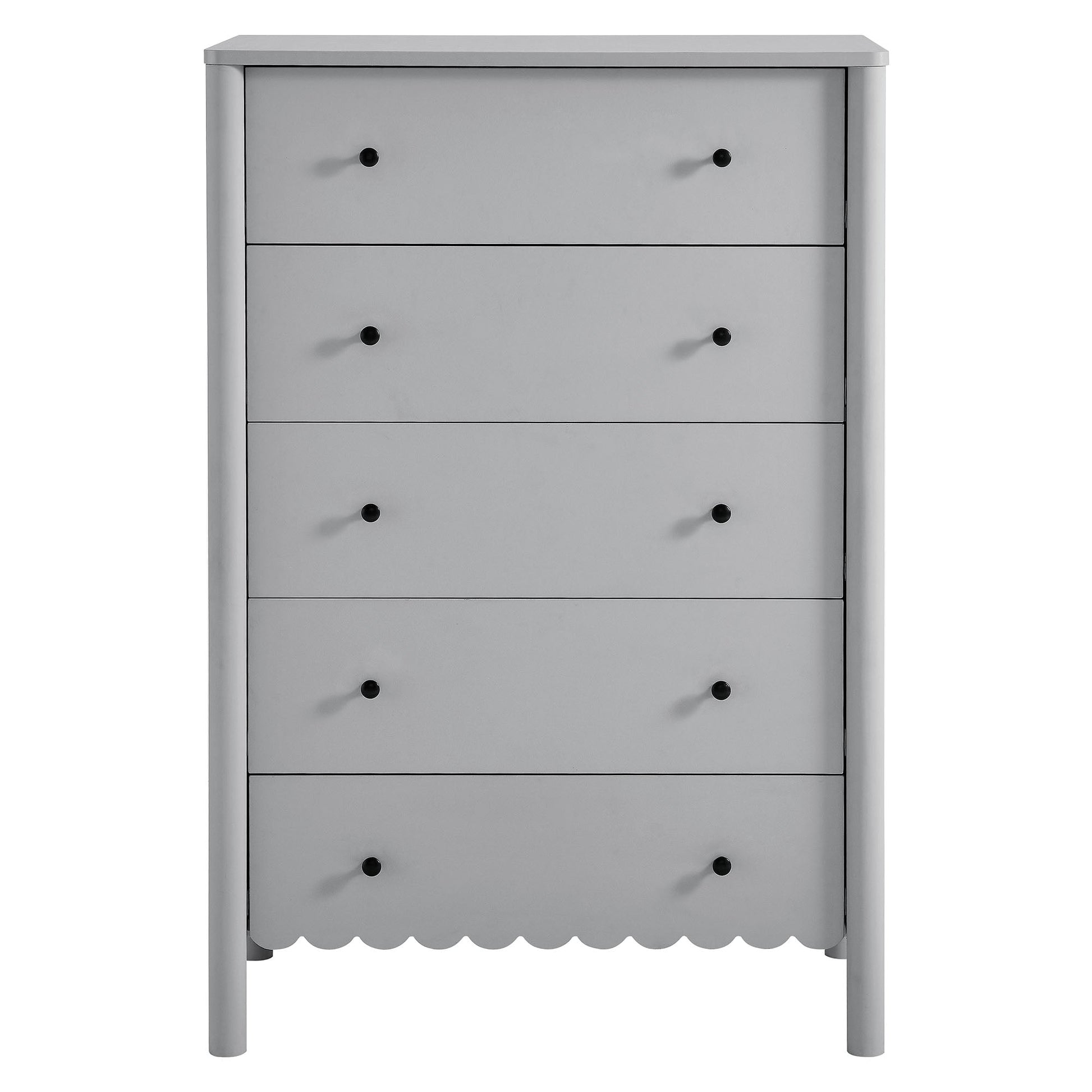 Emmeline Scalloped 5-Drawer Chest - Best Buy Furniture