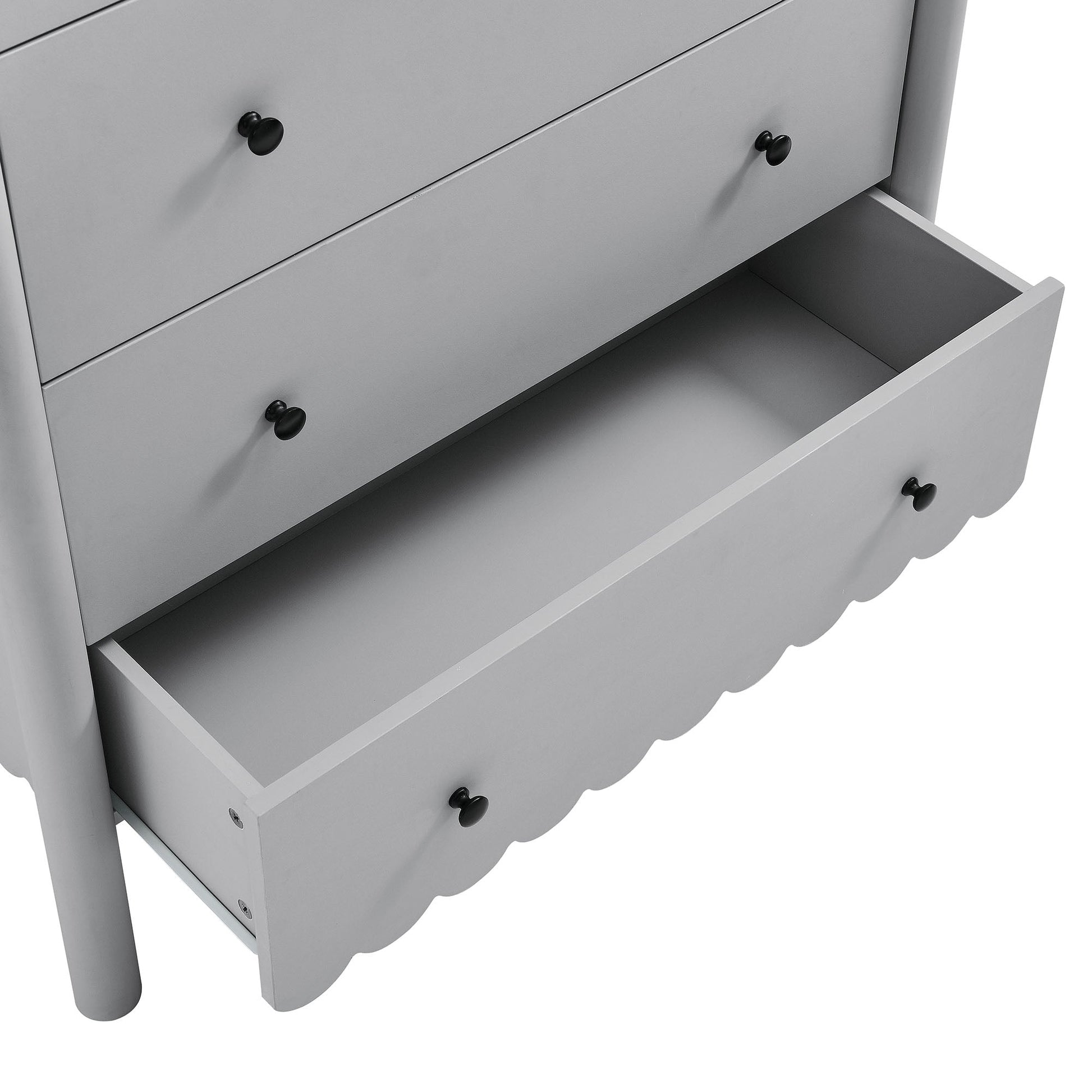 Emmeline Scalloped 5-Drawer Chest - Best Buy Furniture