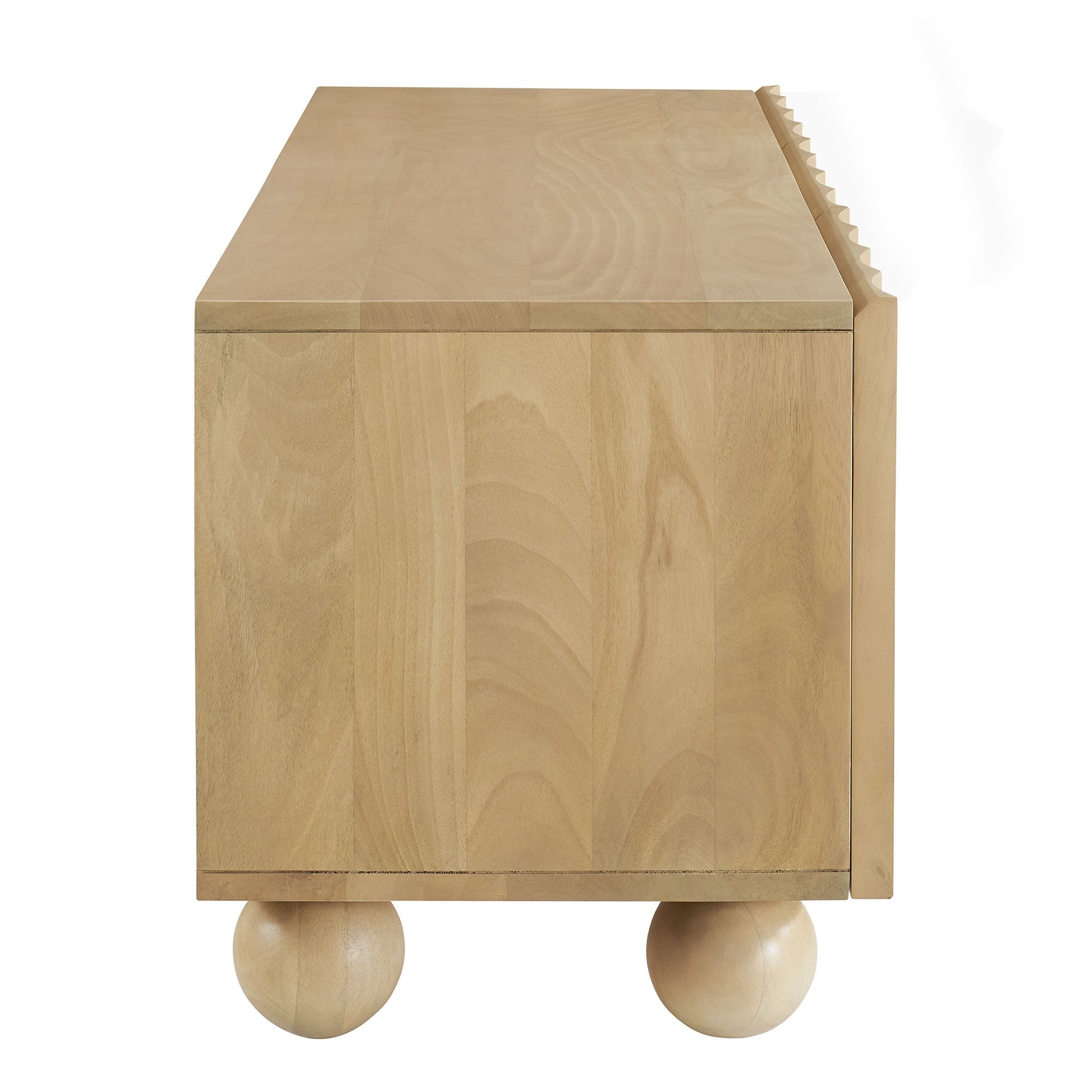 Sorren Scalloped 54" Wood TV Stand - Best Buy Furniture