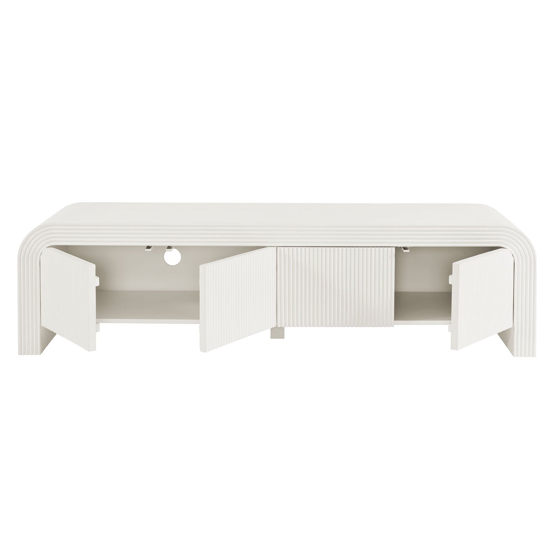 Waterflute 68" Fluted TV Stand - Best Buy Furniture