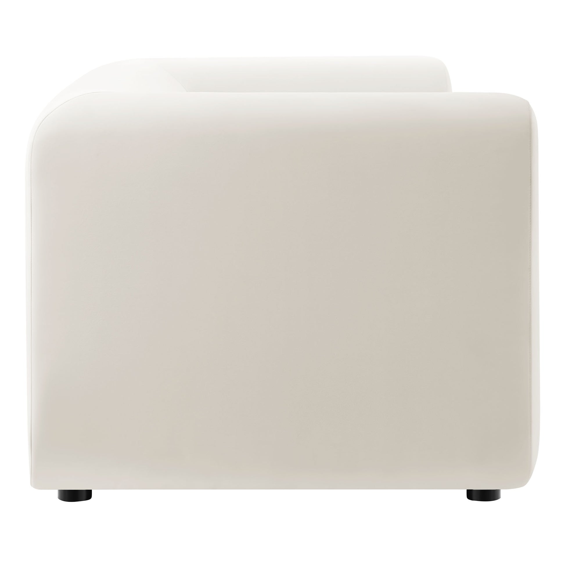 Leif 89" Performance Velvet Upholstered Sofa by Modway - Best Buy Furniture