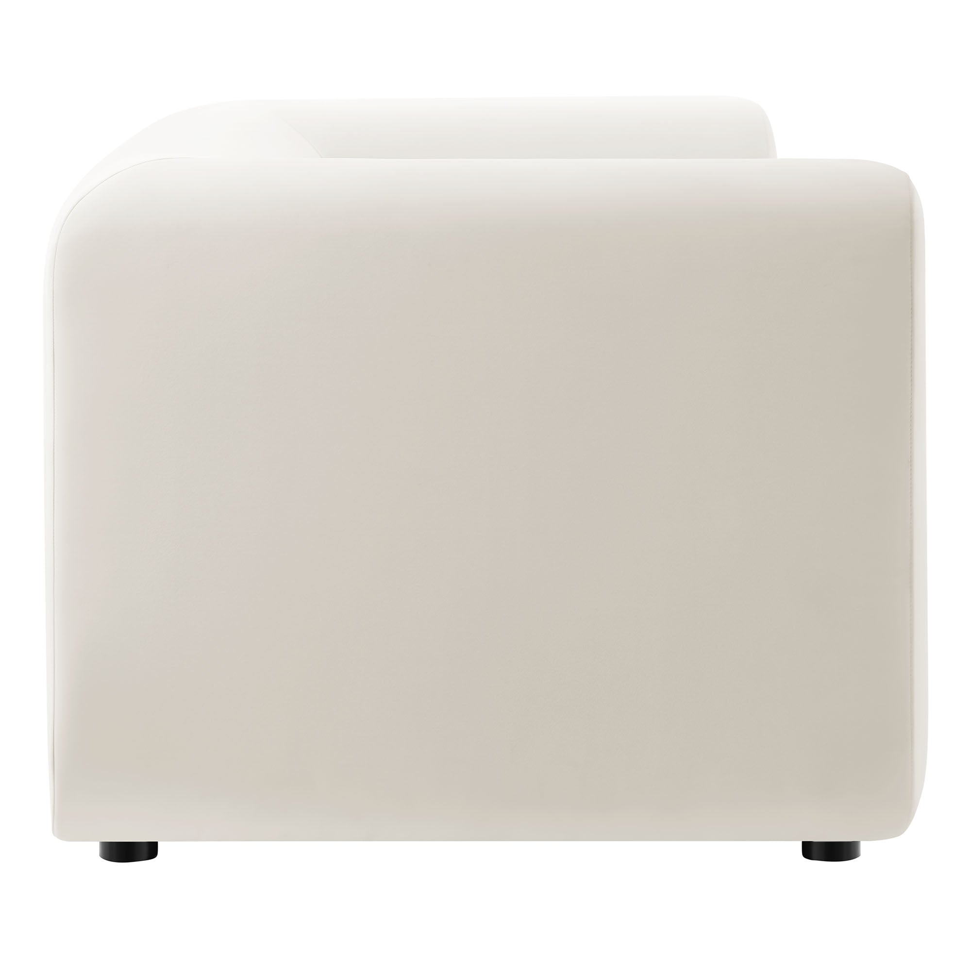 Leif 89" Performance Velvet Upholstered Sofa by Modway - Best Buy Furniture