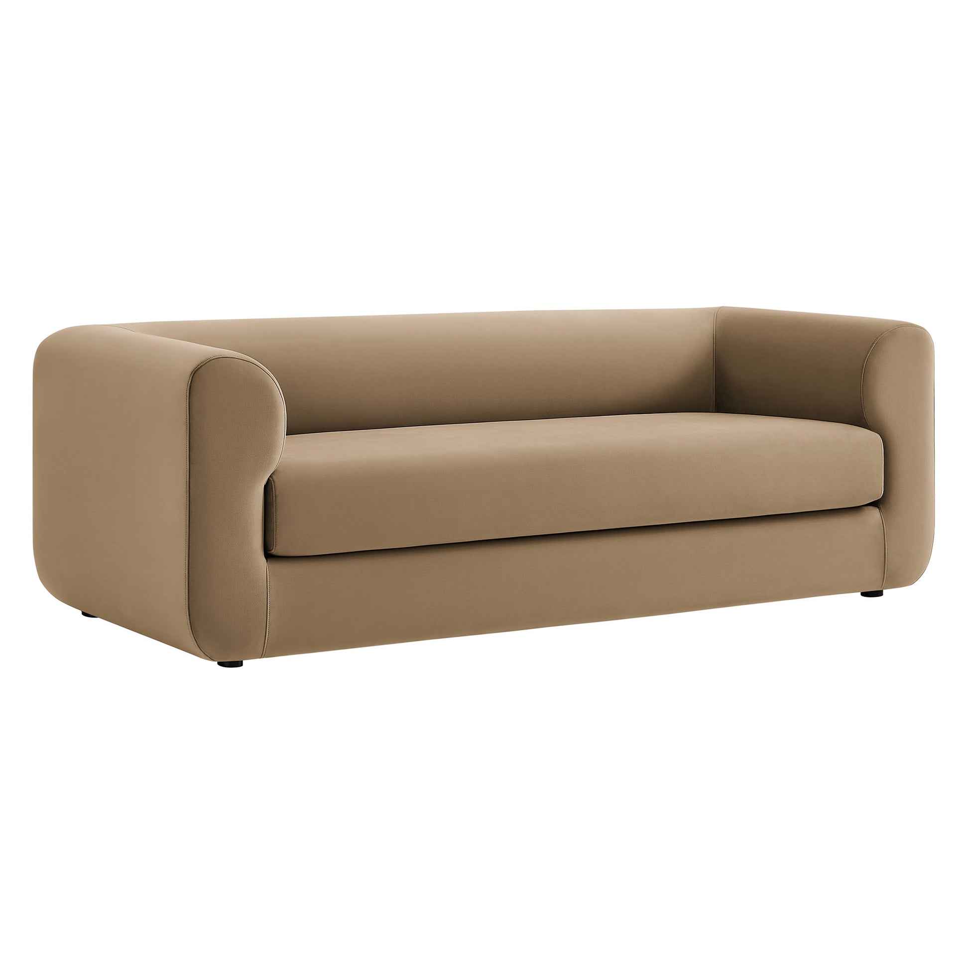 Leif 89" Performance Velvet Upholstered Sofa by Modway - Best Buy Furniture