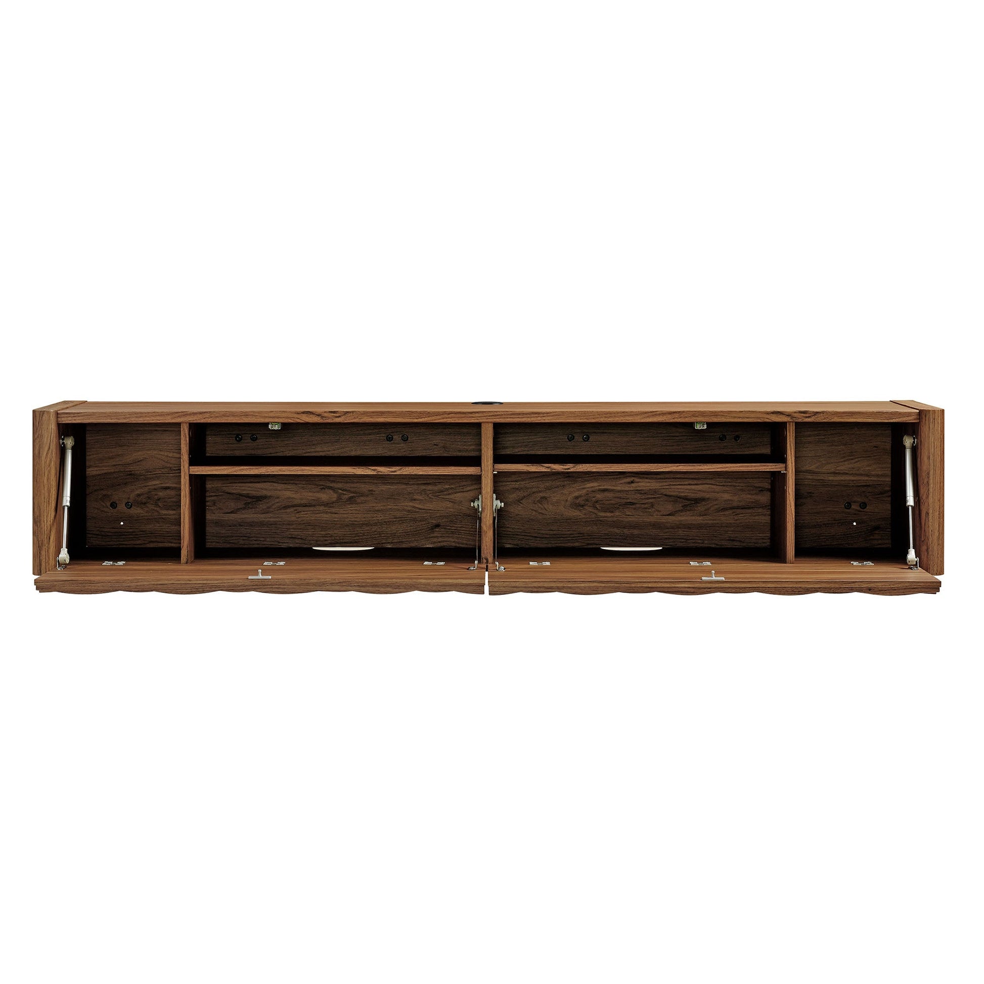 Emric Wave 71" Wall-Mounted TV Cabinet - Best Buy Furniture