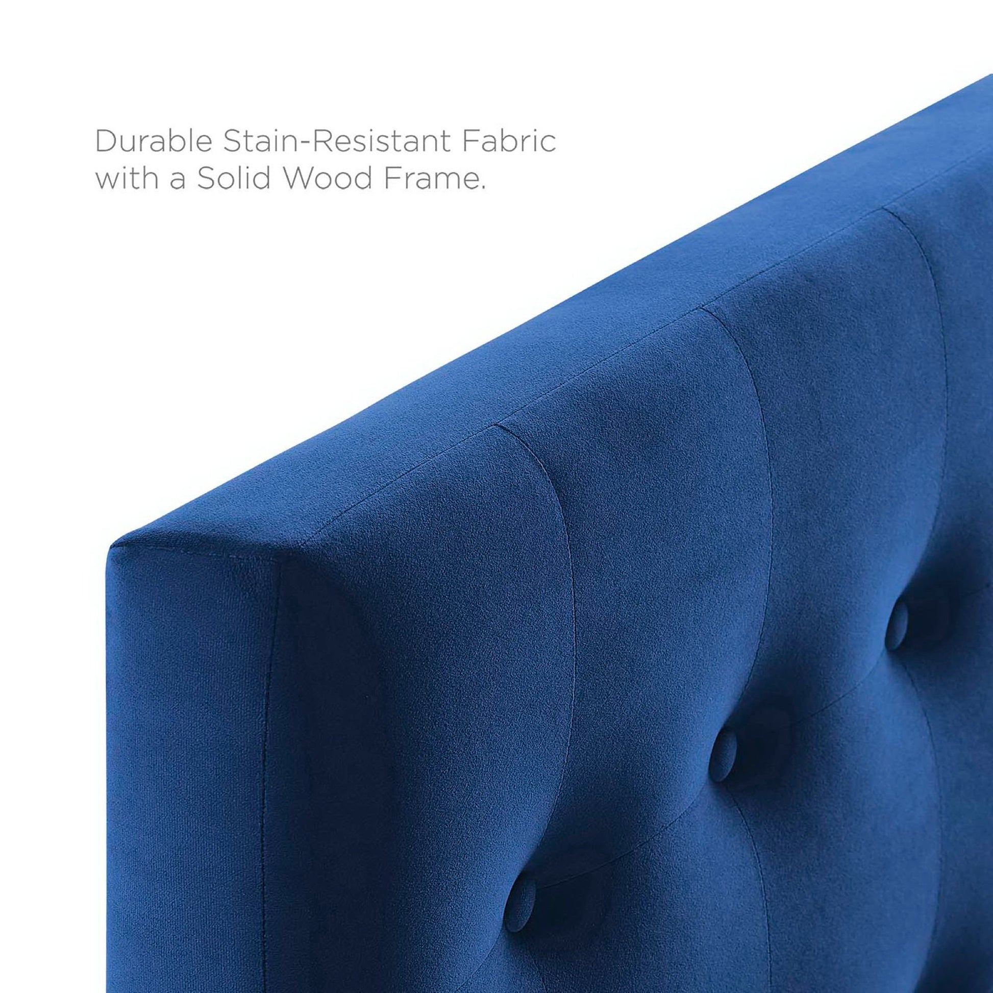 Emily Biscuit Tufted Performance Velvet Twin Headboard by Modway - Best Buy Furniture