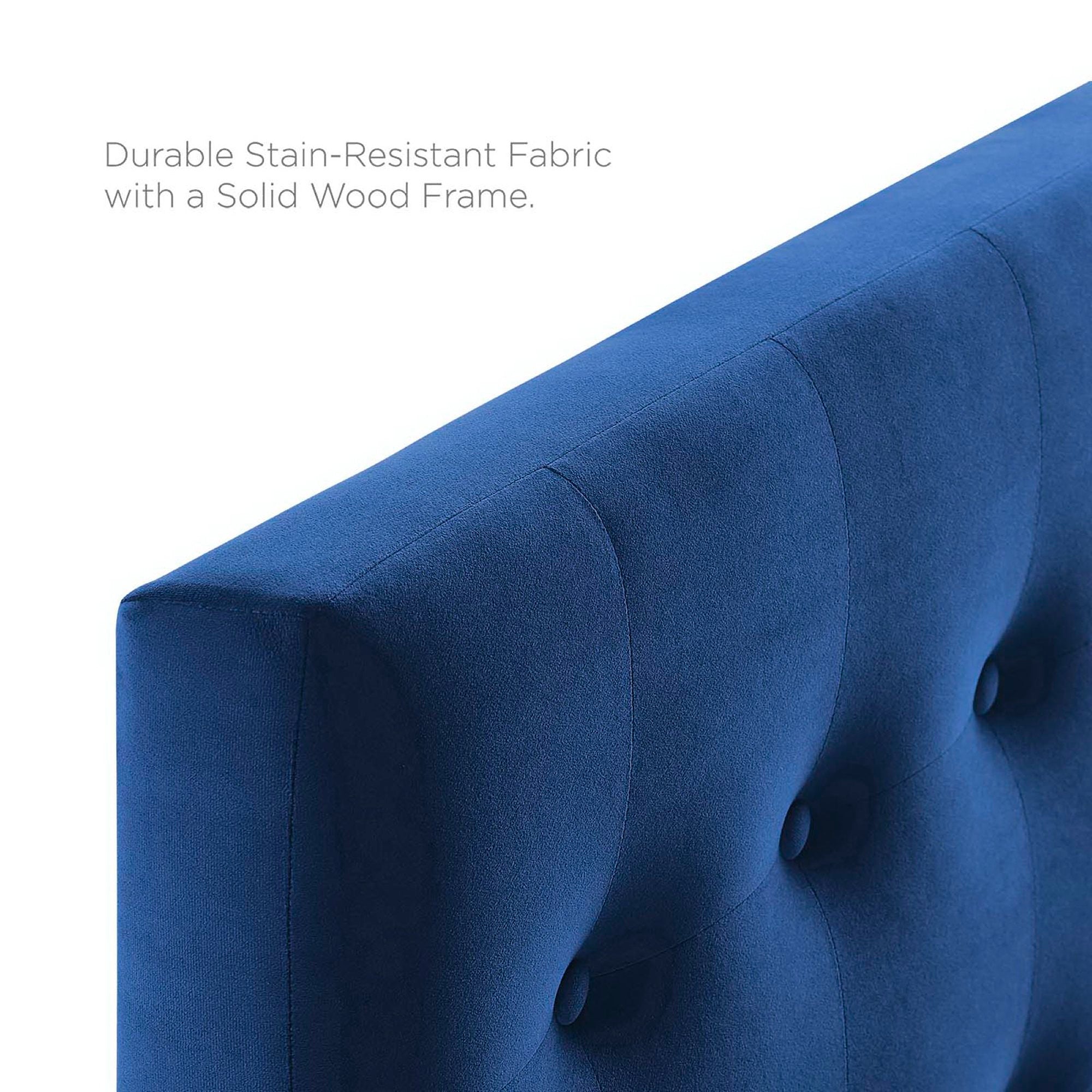 Emily Biscuit Tufted Performance Velvet Twin Headboard by Modway - Best Buy Furniture
