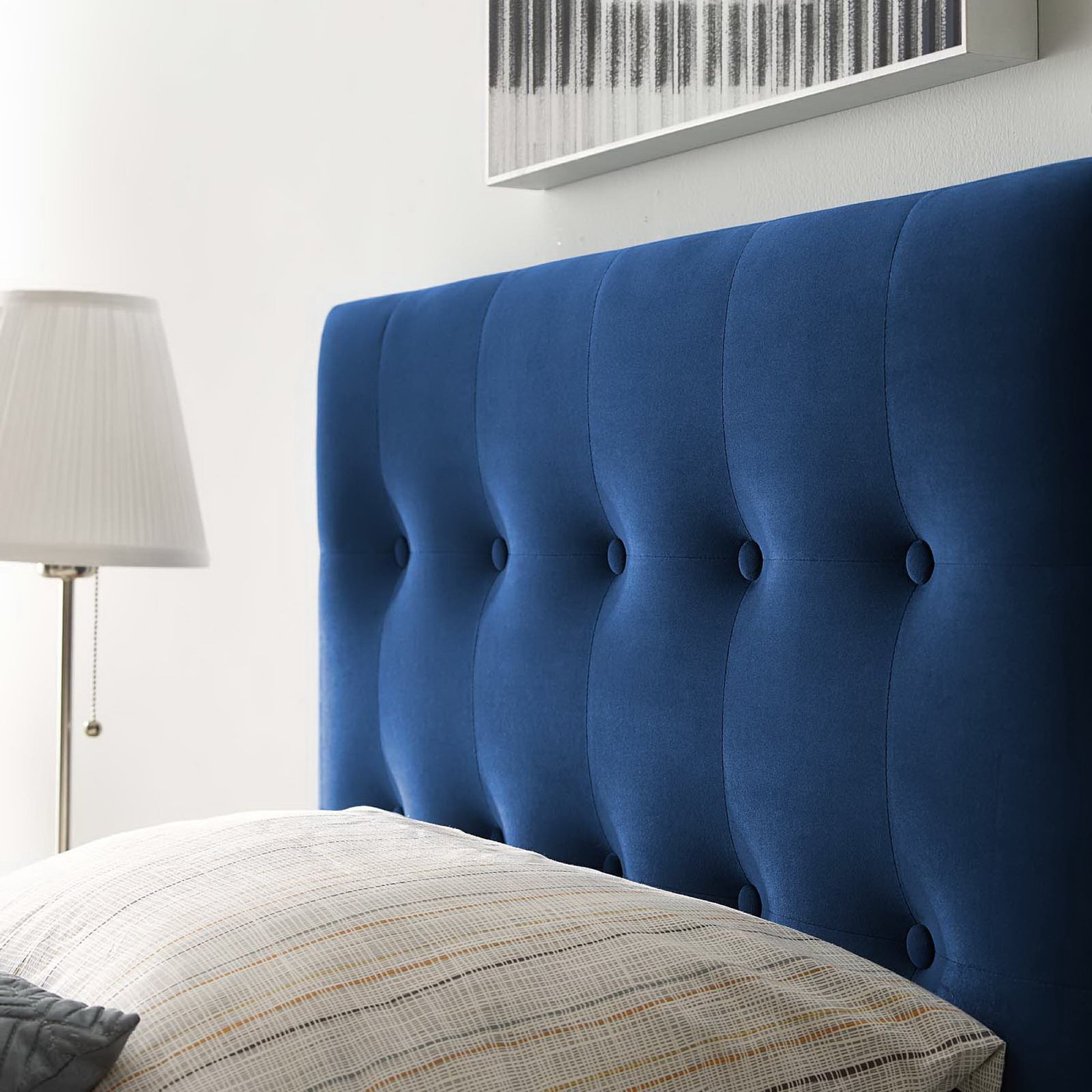 Emily Biscuit Tufted Performance Velvet Twin Headboard by Modway - Best Buy Furniture