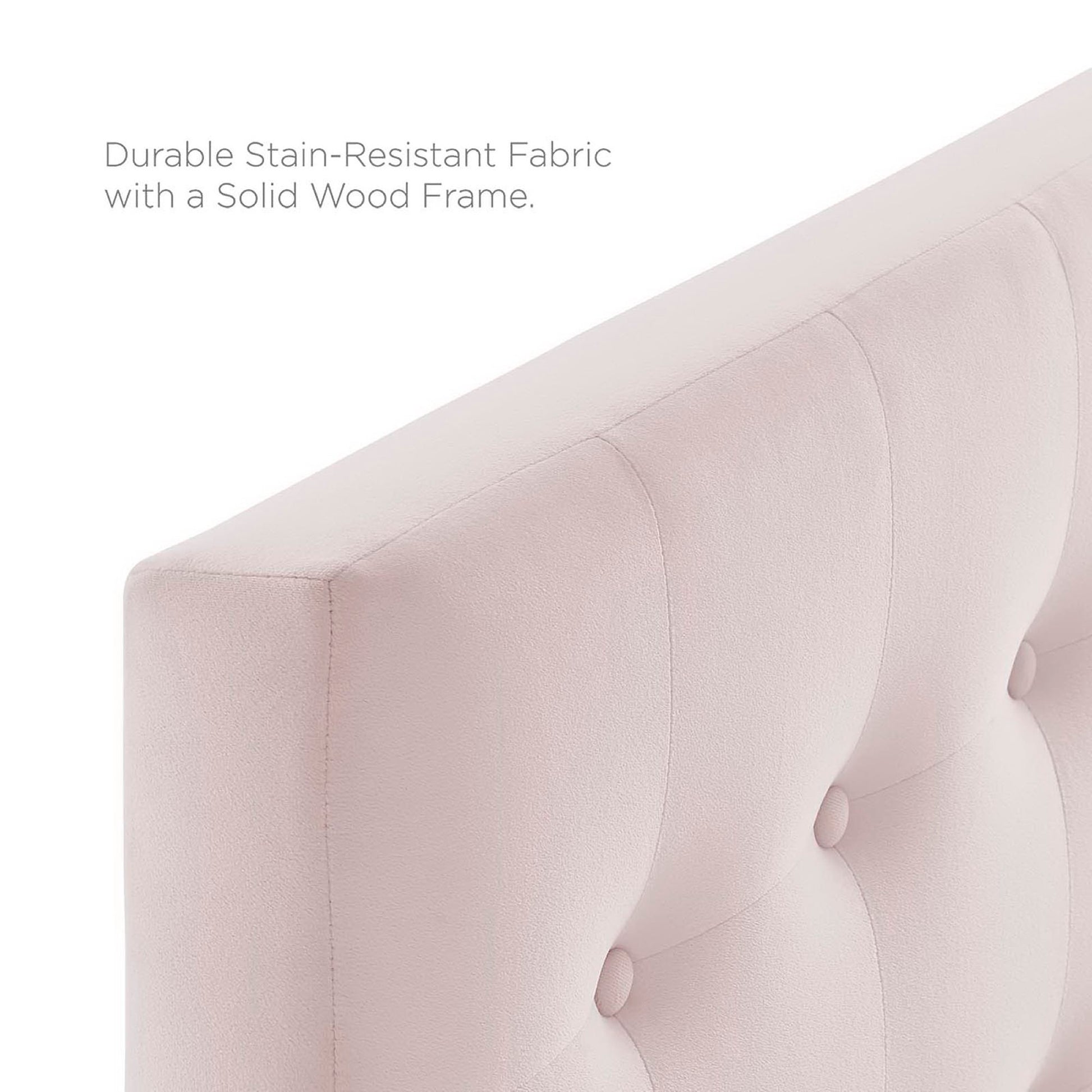 Emily Biscuit Tufted Performance Velvet Twin Headboard by Modway - Best Buy Furniture