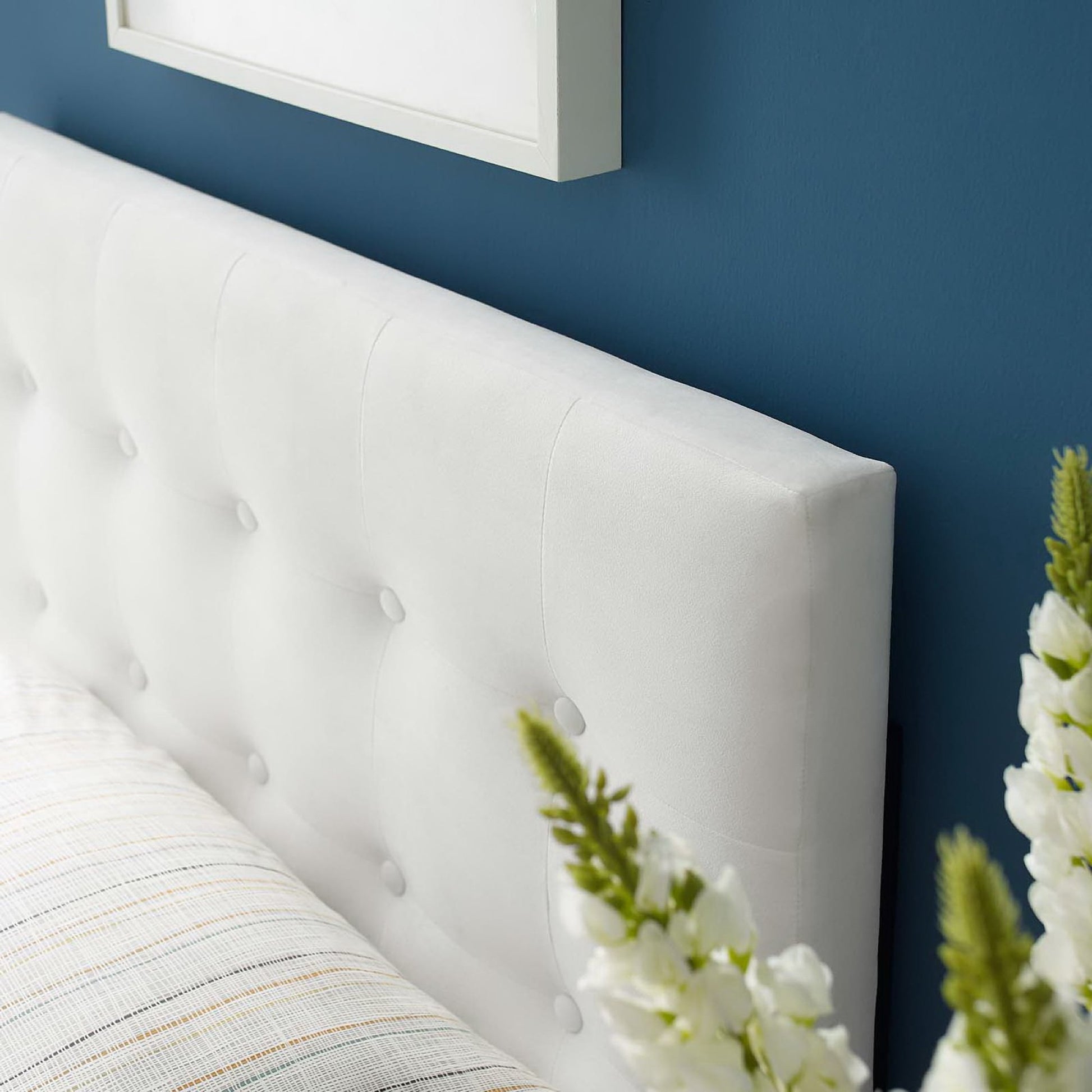 Emily Biscuit Tufted Performance Velvet Twin Headboard by Modway - Best Buy Furniture
