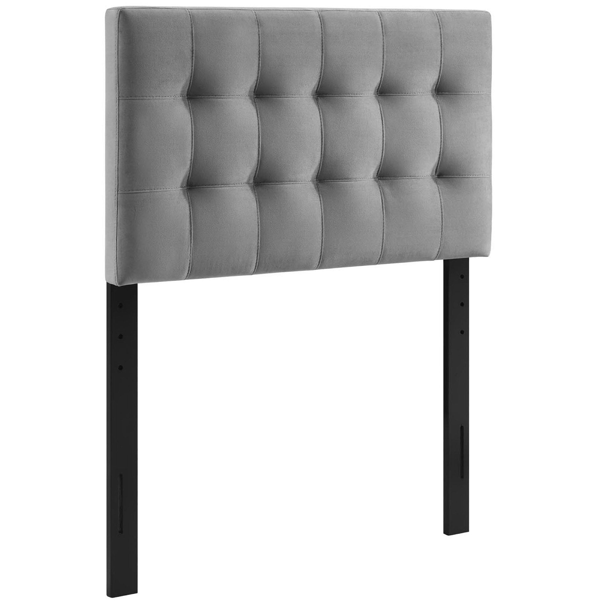 Lily Biscuit Tufted Performance Velvet Twin Headboard by Modway - Best Buy Furniture