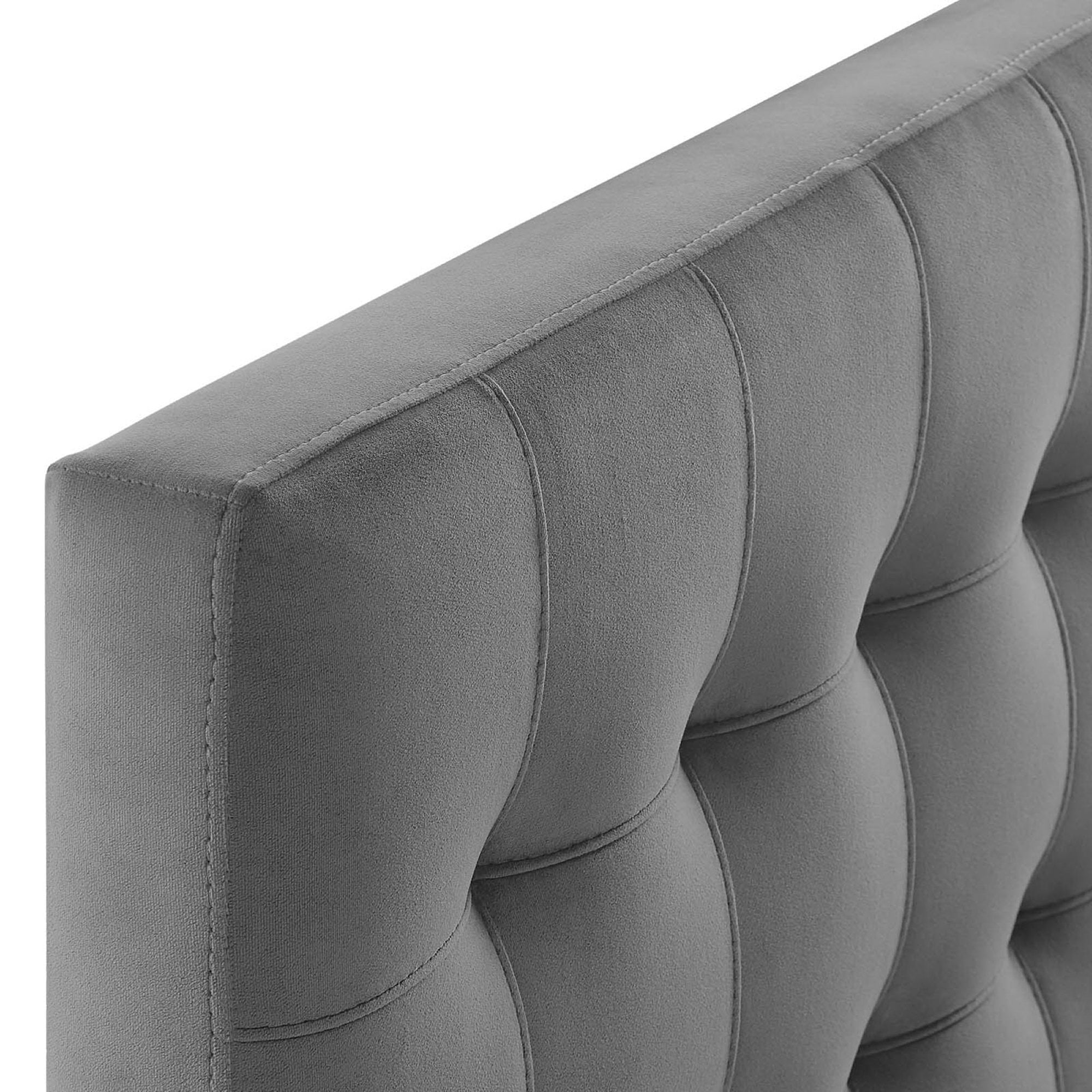 Lily Biscuit Tufted Performance Velvet Twin Headboard by Modway - Best Buy Furniture