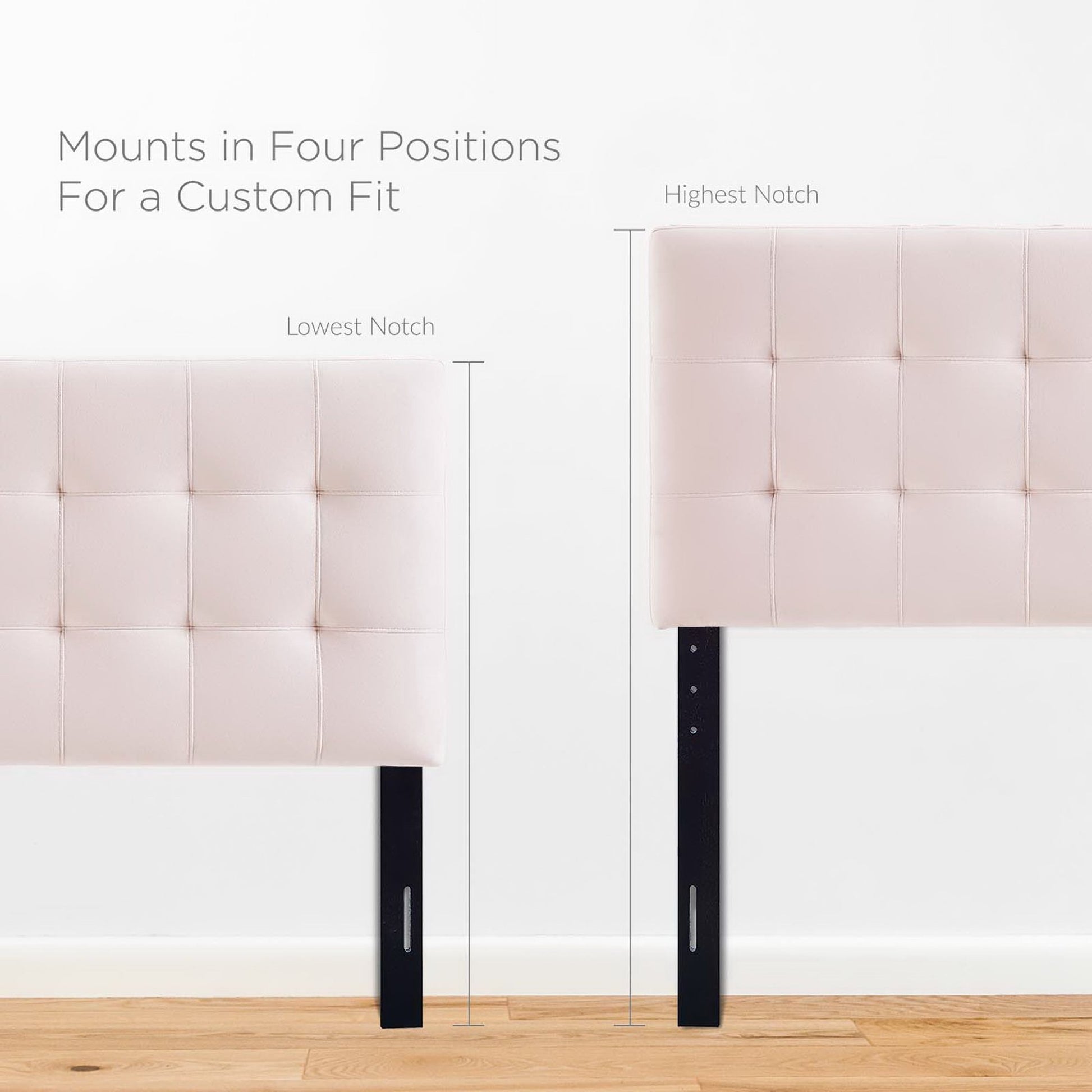Lily Biscuit Tufted Performance Velvet Twin Headboard by Modway - Best Buy Furniture