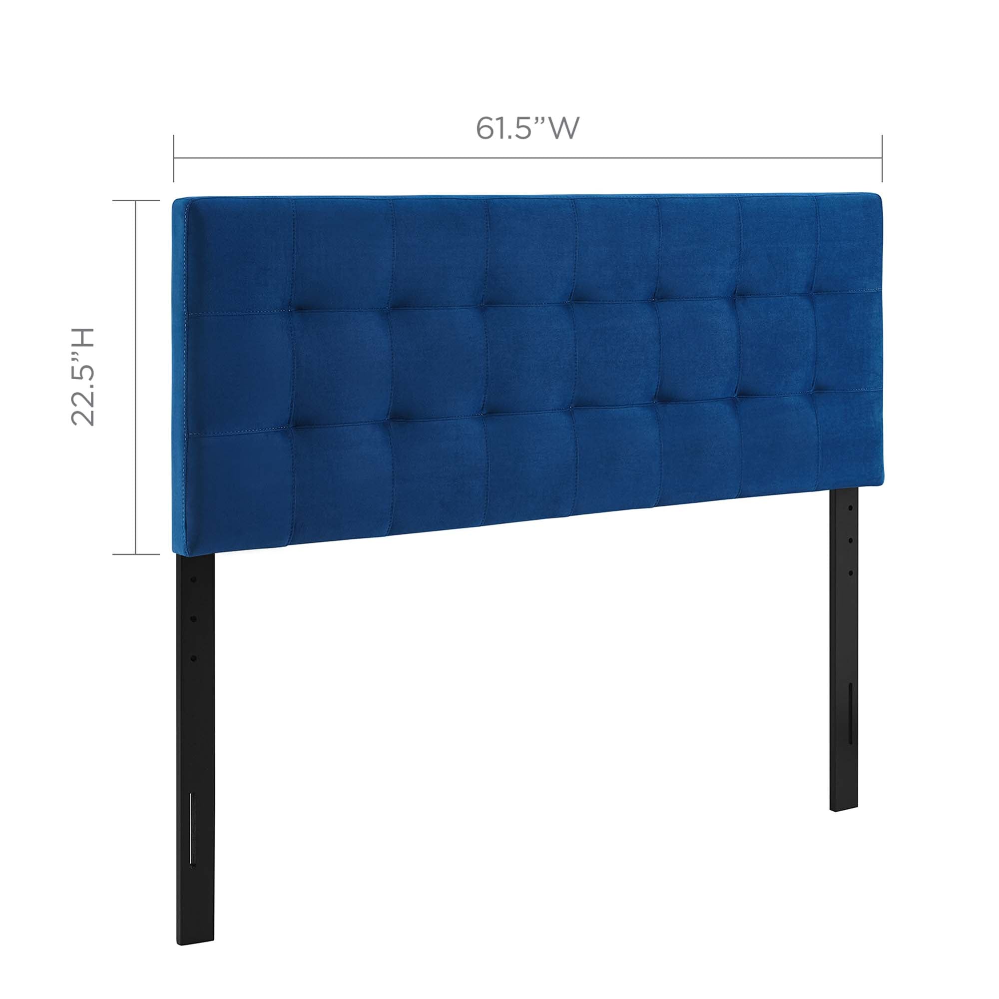 Lily Biscuit Tufted Performance Velvet Queen Headboard by Modway - Best Buy Furniture