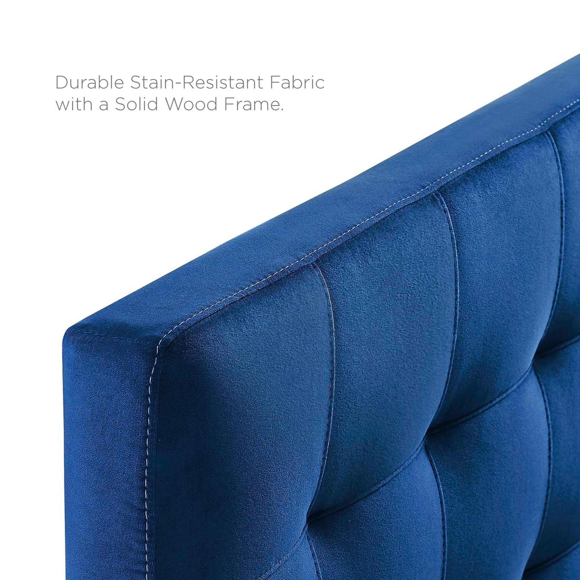 Lily Biscuit Tufted Performance Velvet Queen Headboard by Modway - Best Buy Furniture