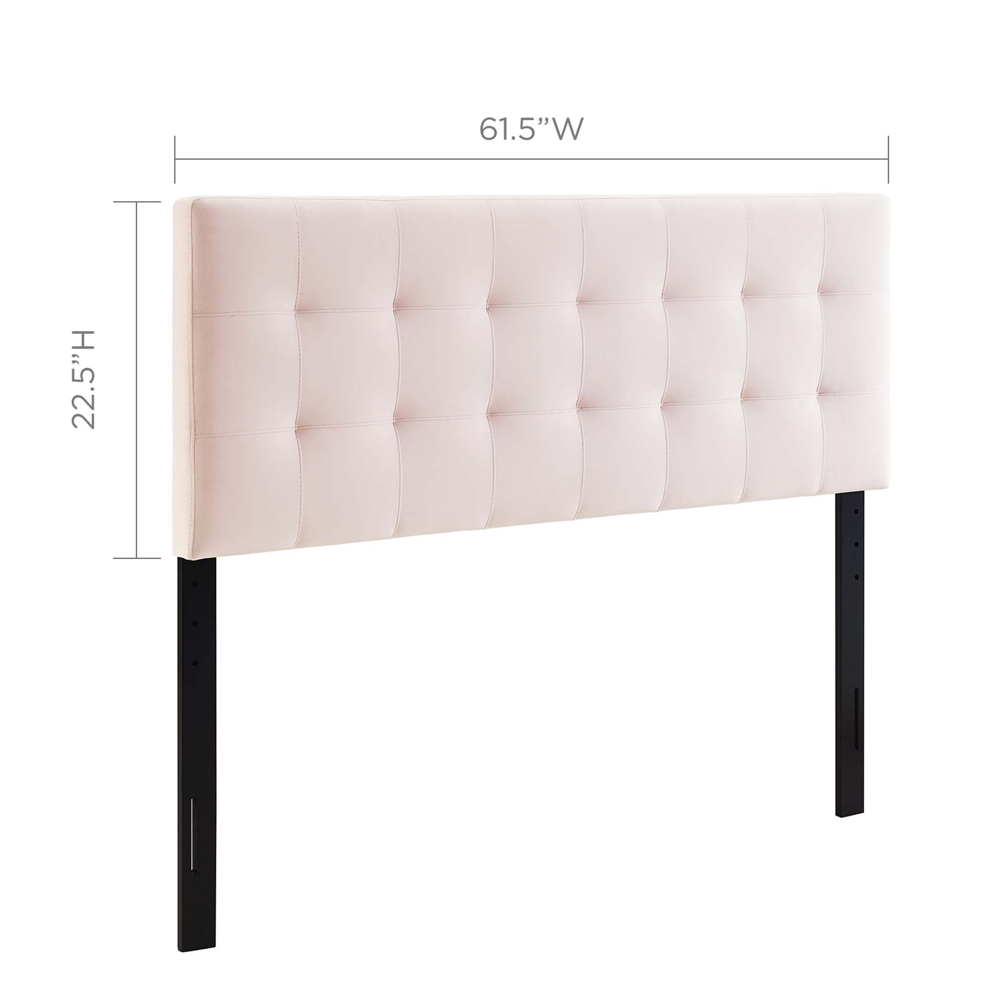 Lily Biscuit Tufted Performance Velvet Queen Headboard by Modway - Best Buy Furniture