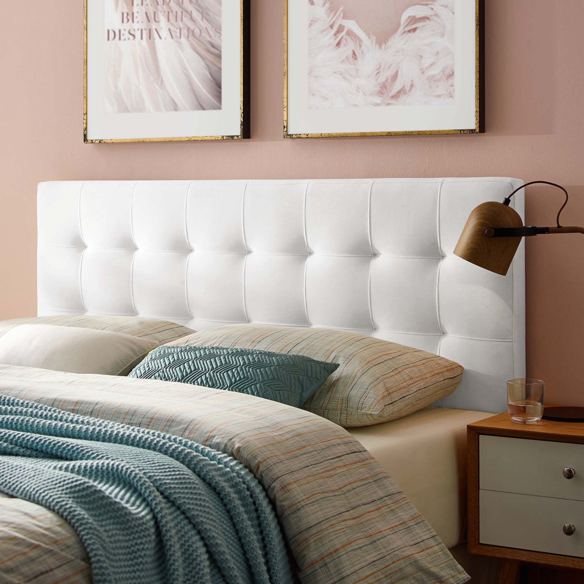 Lily Biscuit Tufted Performance Velvet Queen Headboard by Modway - Best Buy Furniture