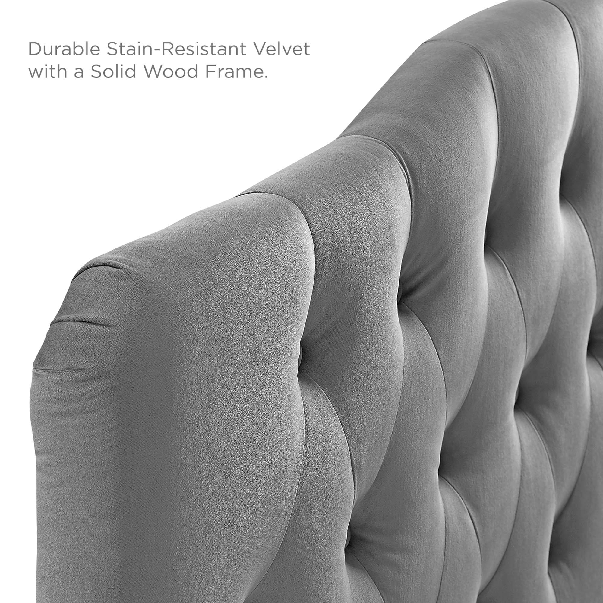 Annabel Diamond Tufted Performance Velvet Queen Headboard by Modway - Best Buy Furniture