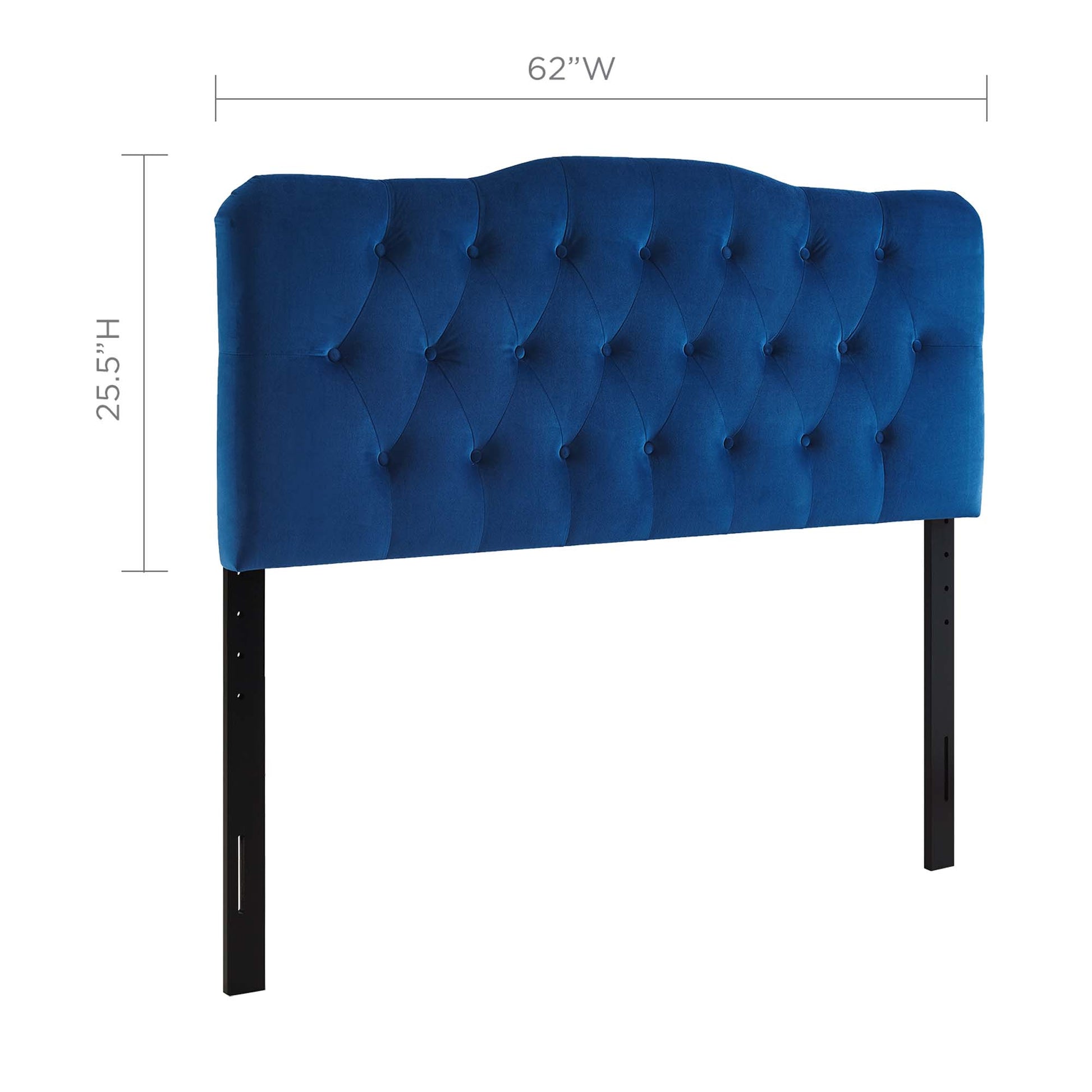 Annabel Diamond Tufted Performance Velvet Queen Headboard by Modway - Best Buy Furniture