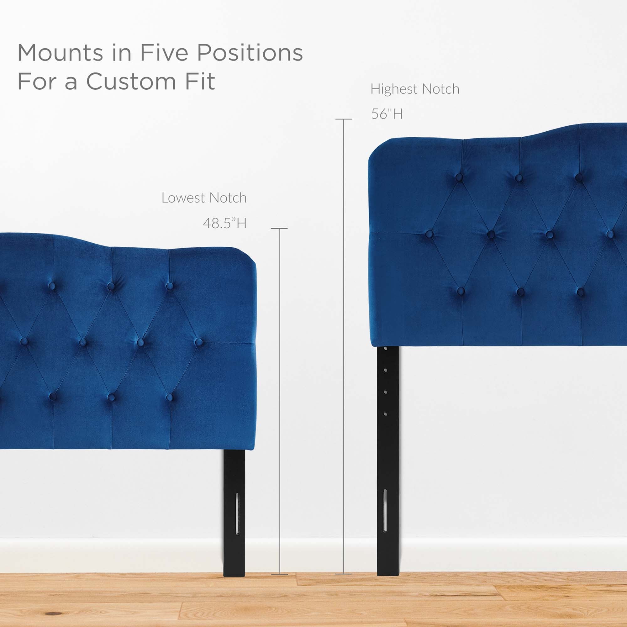 Annabel Diamond Tufted Performance Velvet Queen Headboard by Modway - Best Buy Furniture