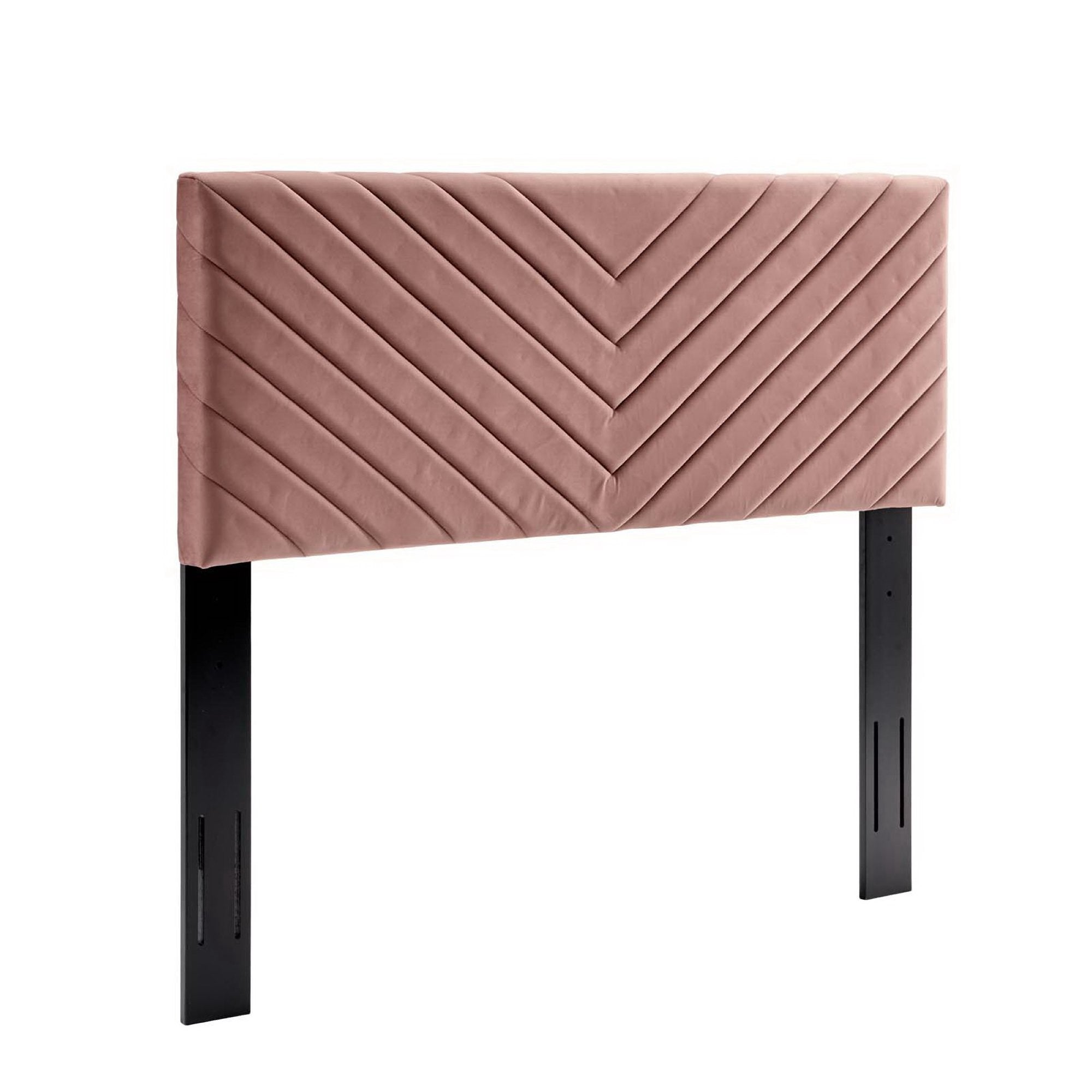 Alyson Angular Channel Tufted Performance Velvet Full / Queen Headboard by Modway - Best Buy Furniture