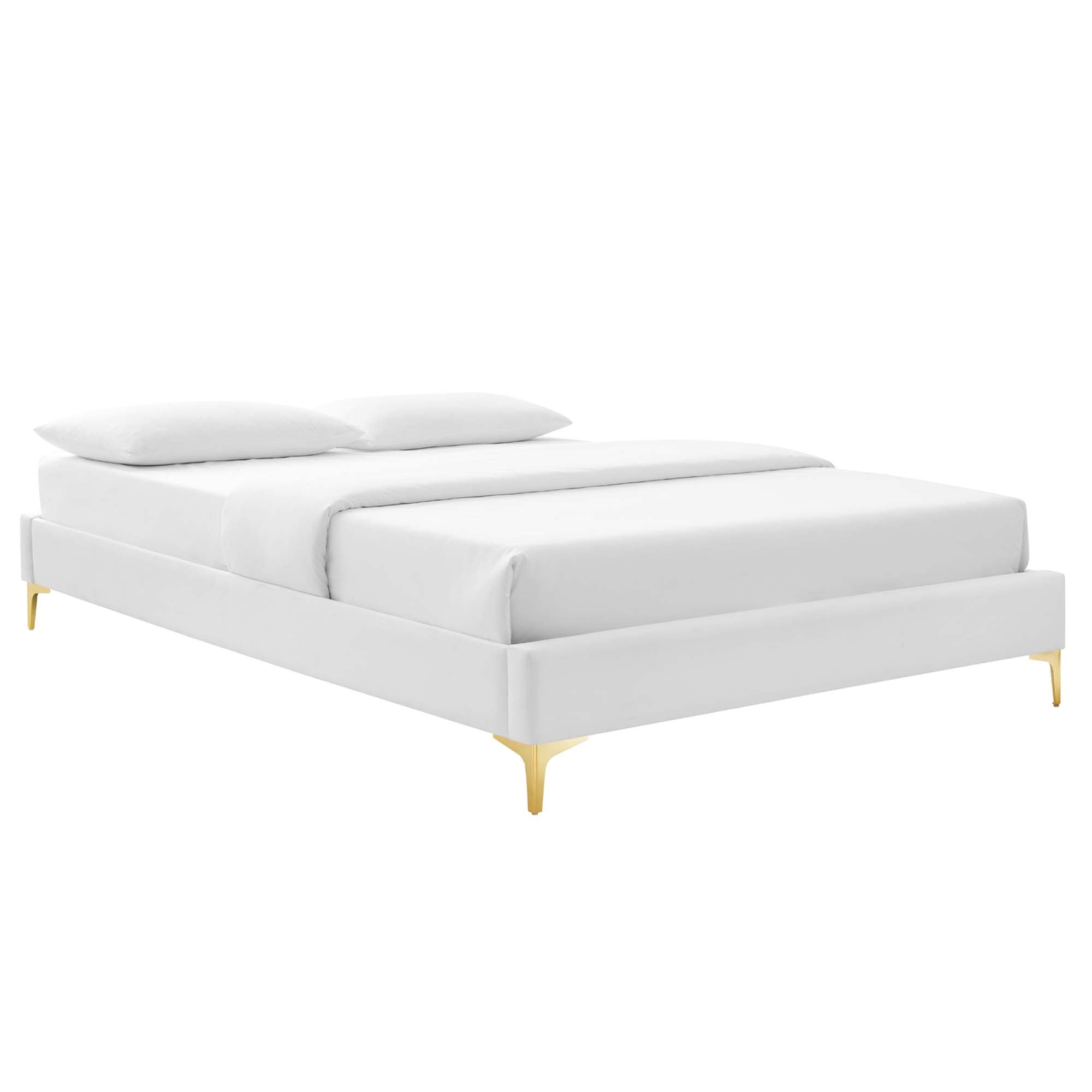 Sutton Performance Velvet Queen Bed Frame by Modway - Best Buy Furniture