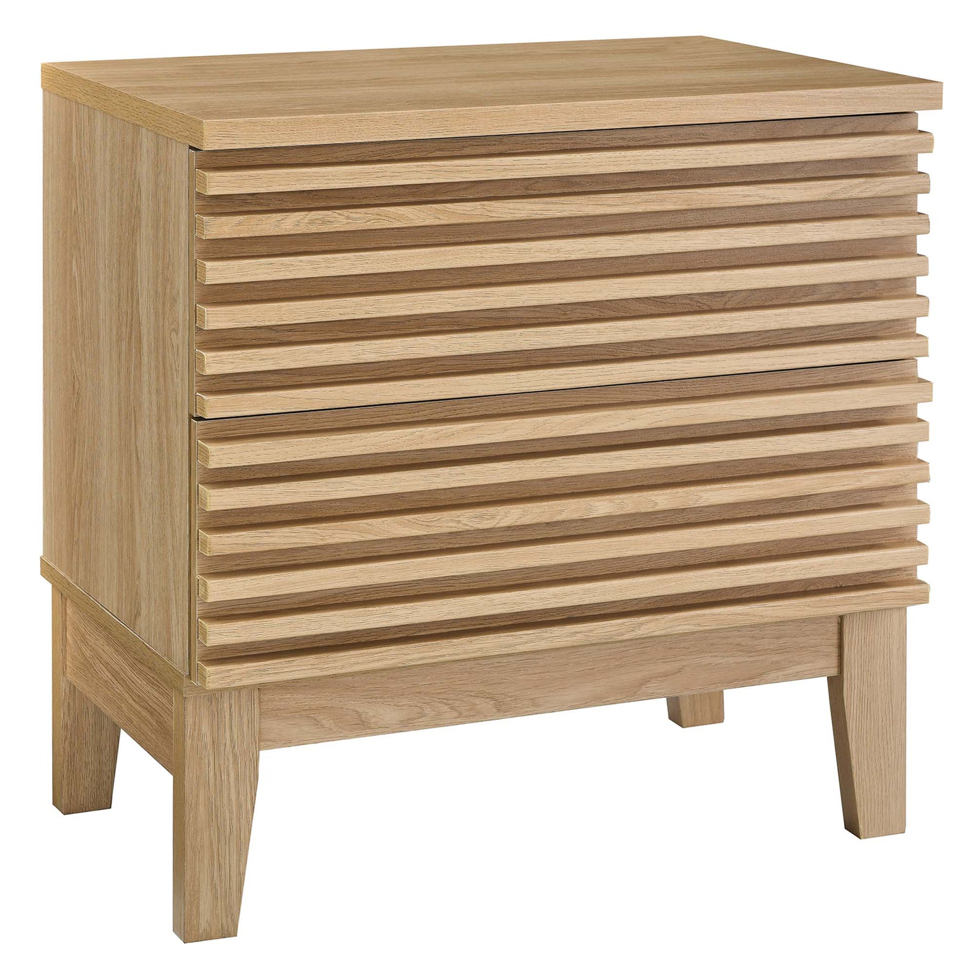 Render Two-Drawer Nightstand - Best Buy Furniture
