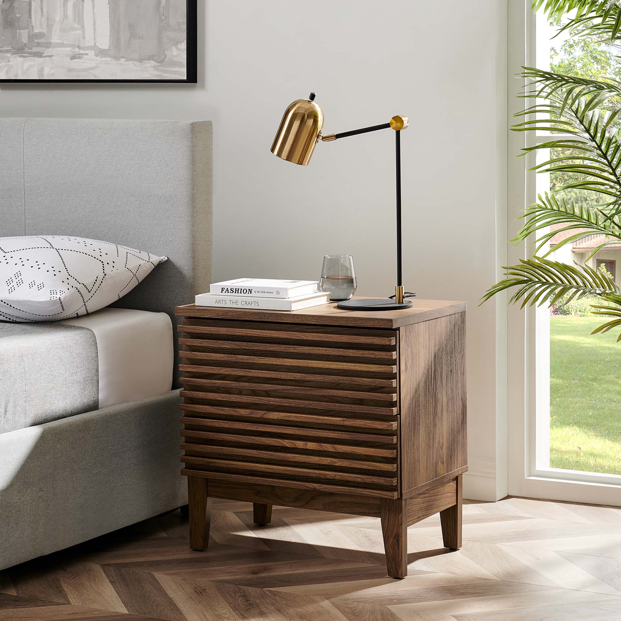 Render Two-Drawer Nightstand - Best Buy Furniture