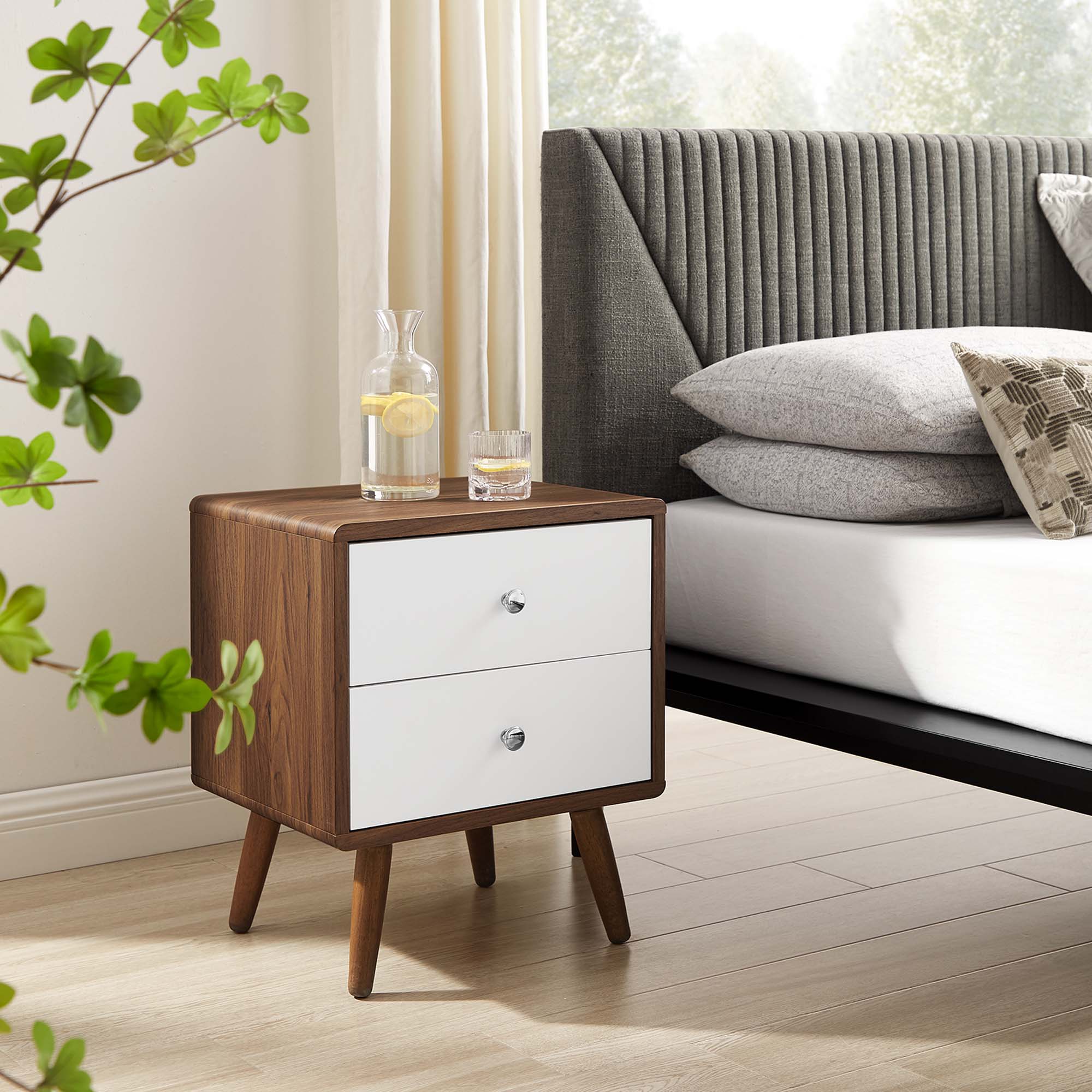Transmit 2-Drawer Nightstand - Best Buy Furniture