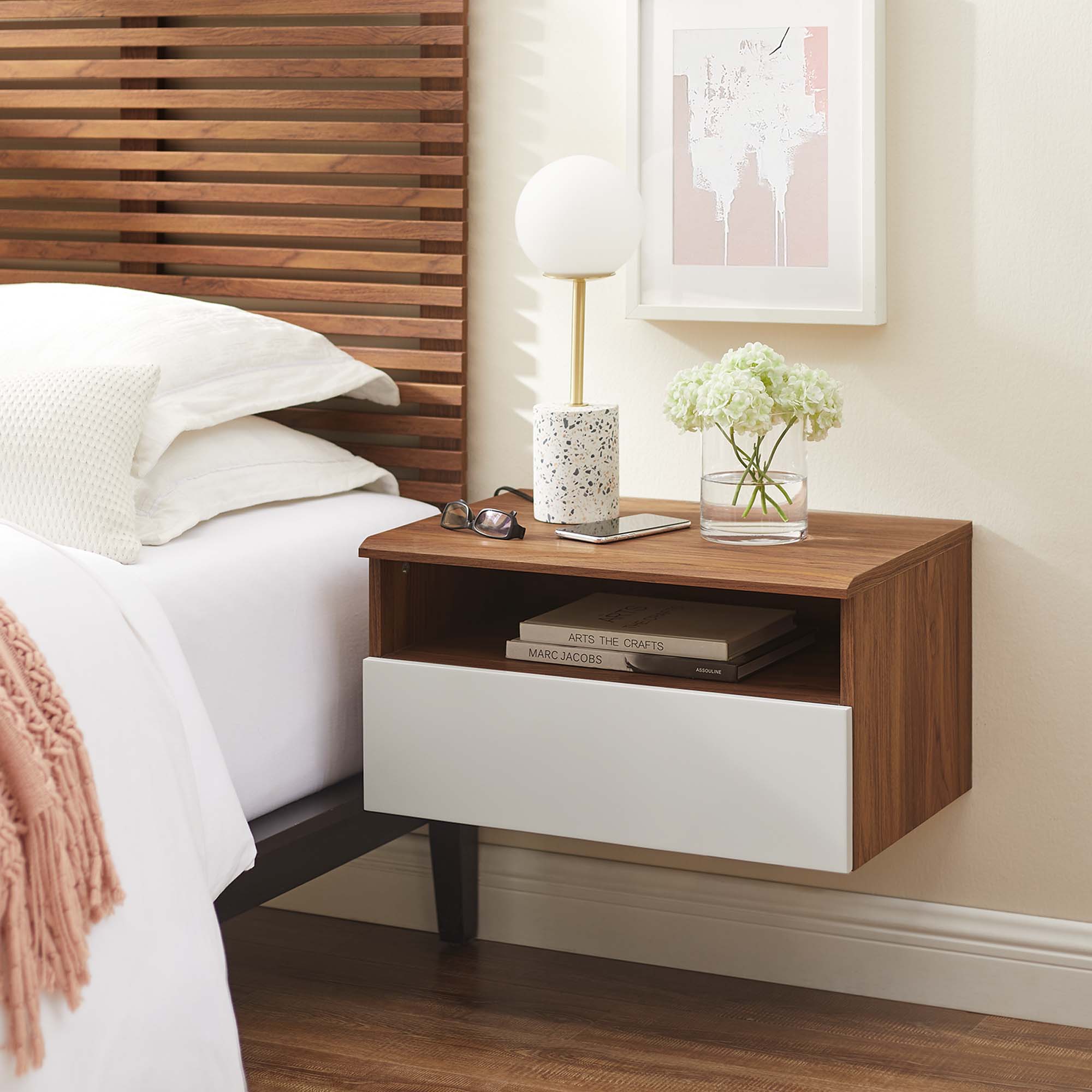 Envision Wall Mount Nightstand - Best Buy Furniture