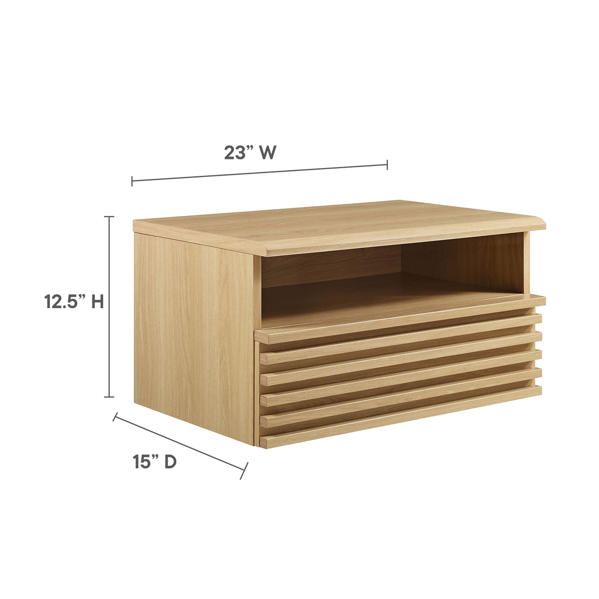 Render Wall-Mount Nightstand - Best Buy Furniture