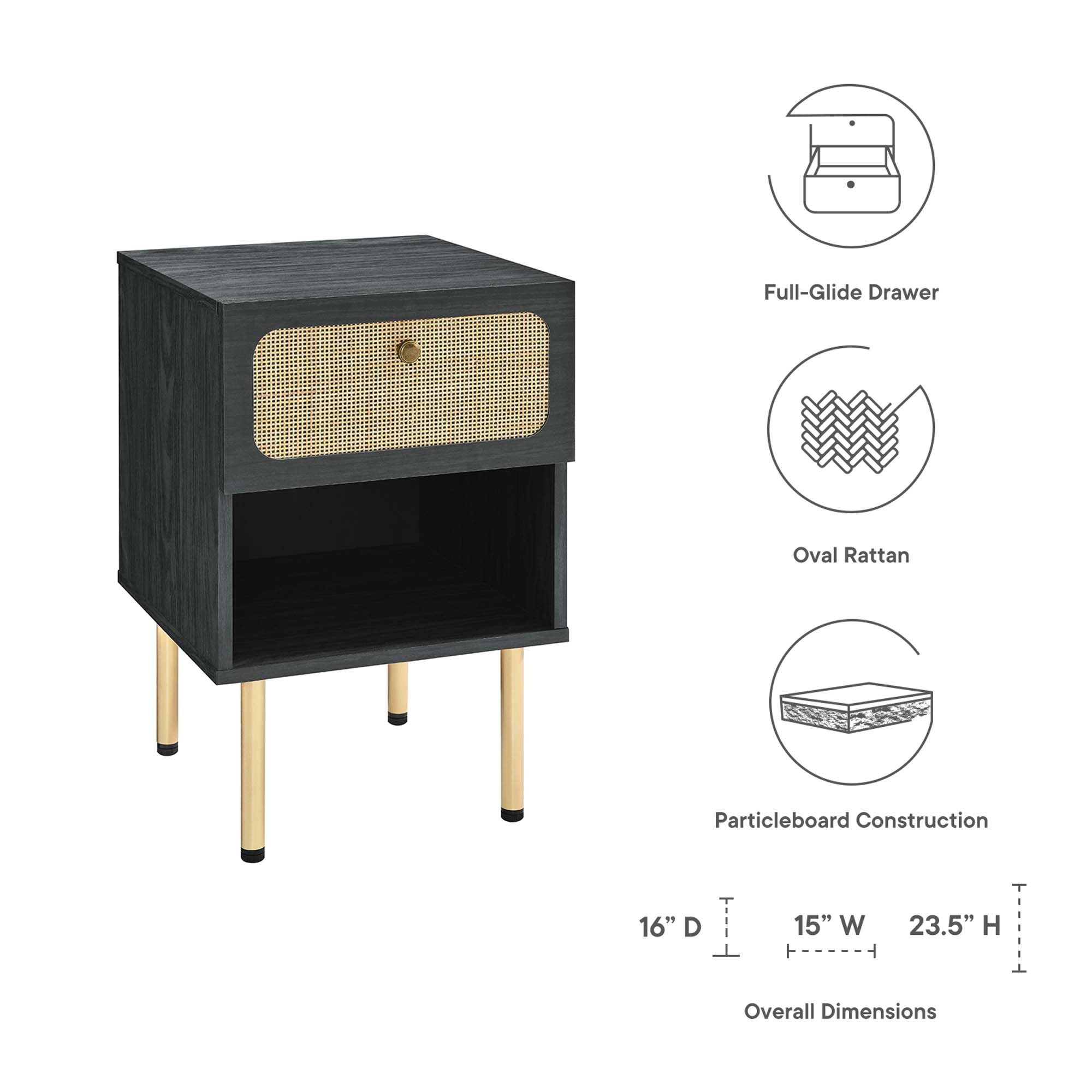 Chaucer Nightstand - Best Buy Furniture