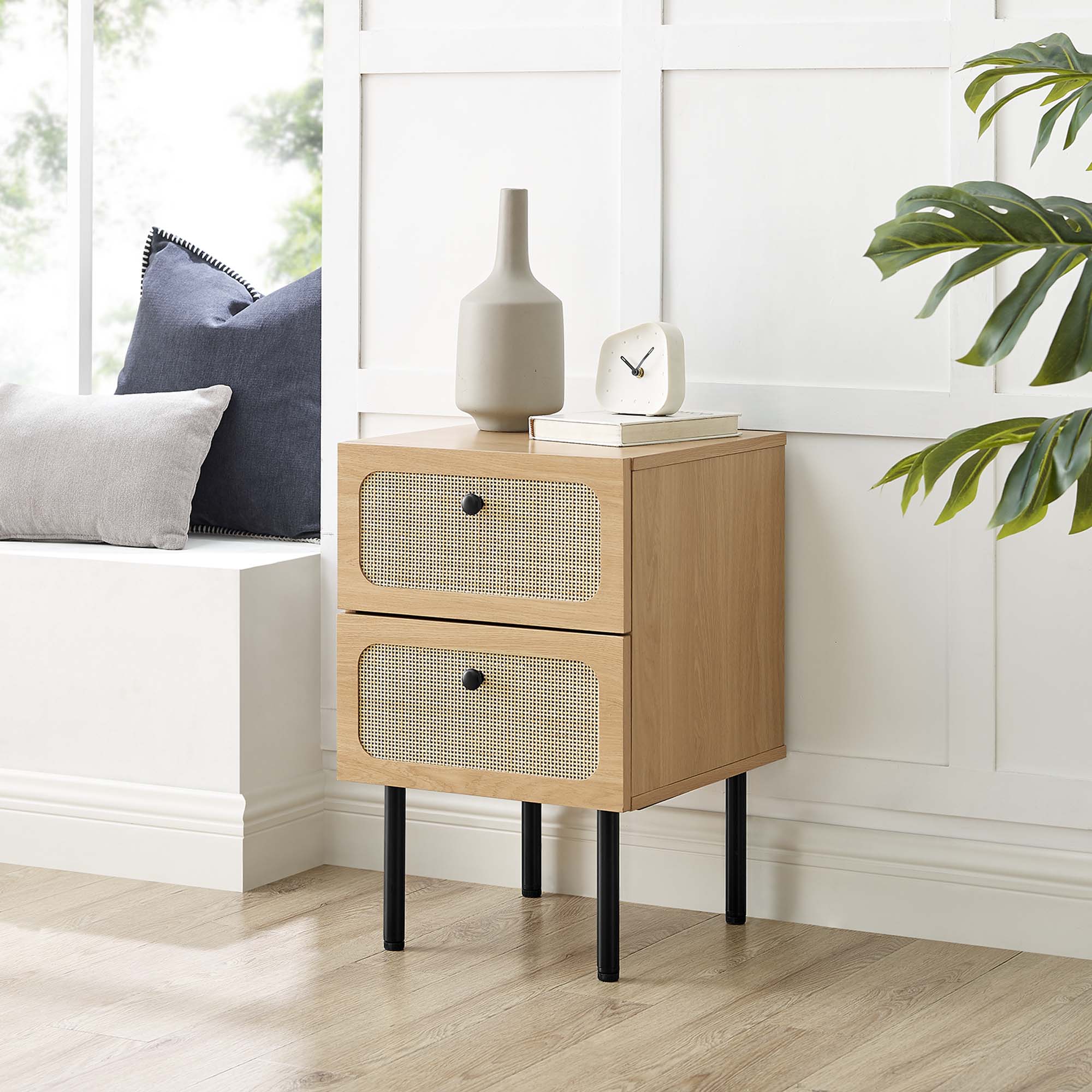 Chaucer 2-Drawer Nightstand - Best Buy Furniture