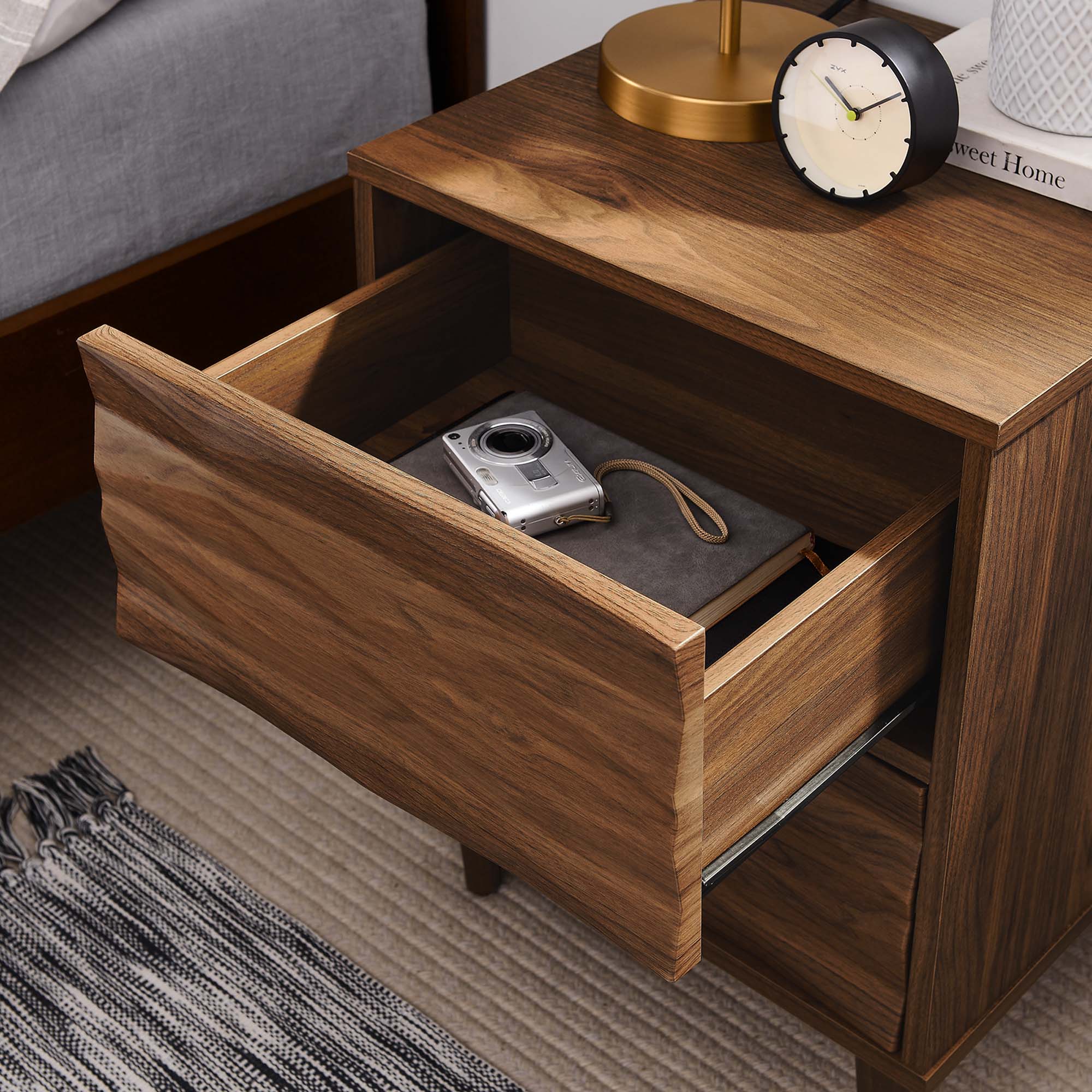 Vespera 2-Drawer Nightstand - Best Buy Furniture
