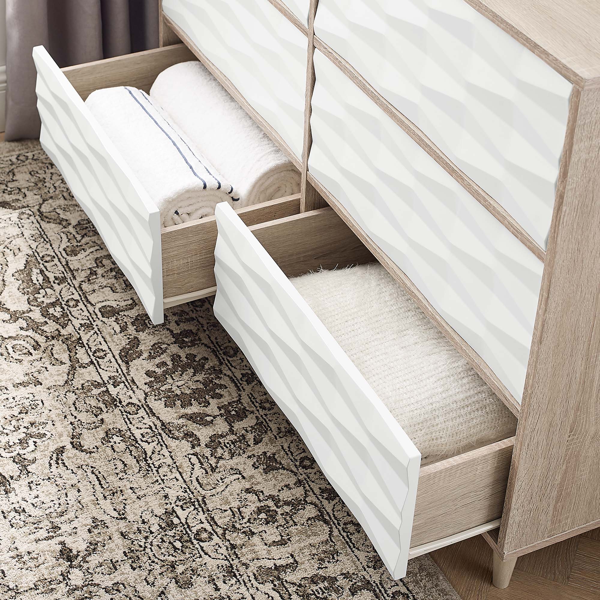 Vespera 6-Drawer Dresser - Best Buy Furniture