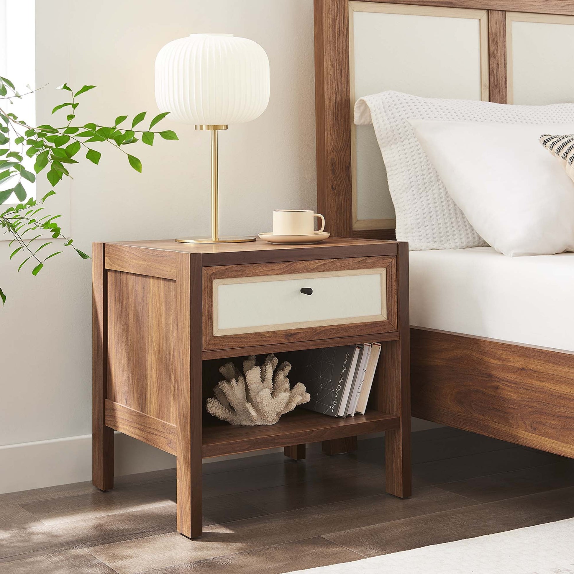 Capri Wood Grain Nightstand - Best Buy Furniture