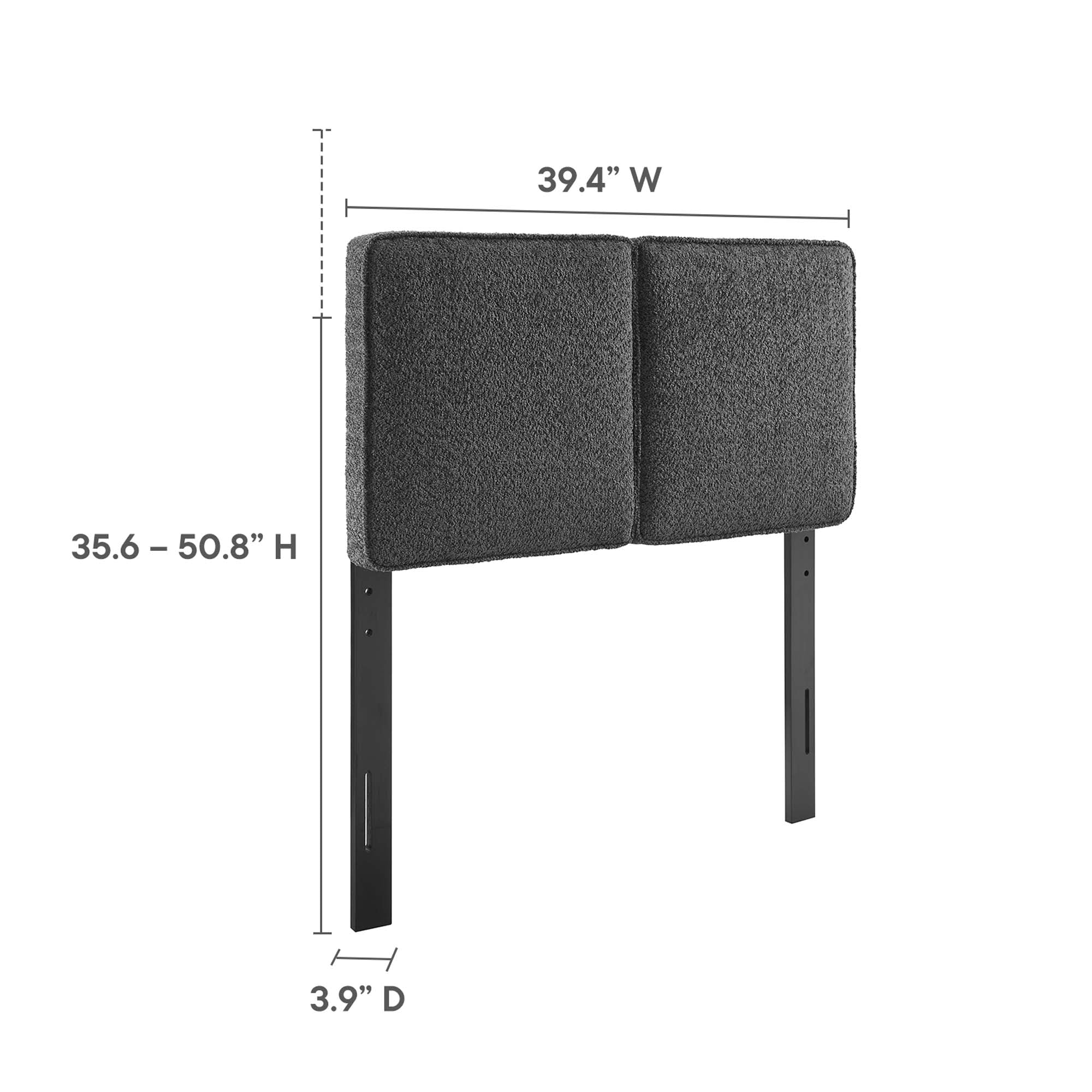 Lindee Boucle Fabric Twin Headboard by Modway - Best Buy Furniture