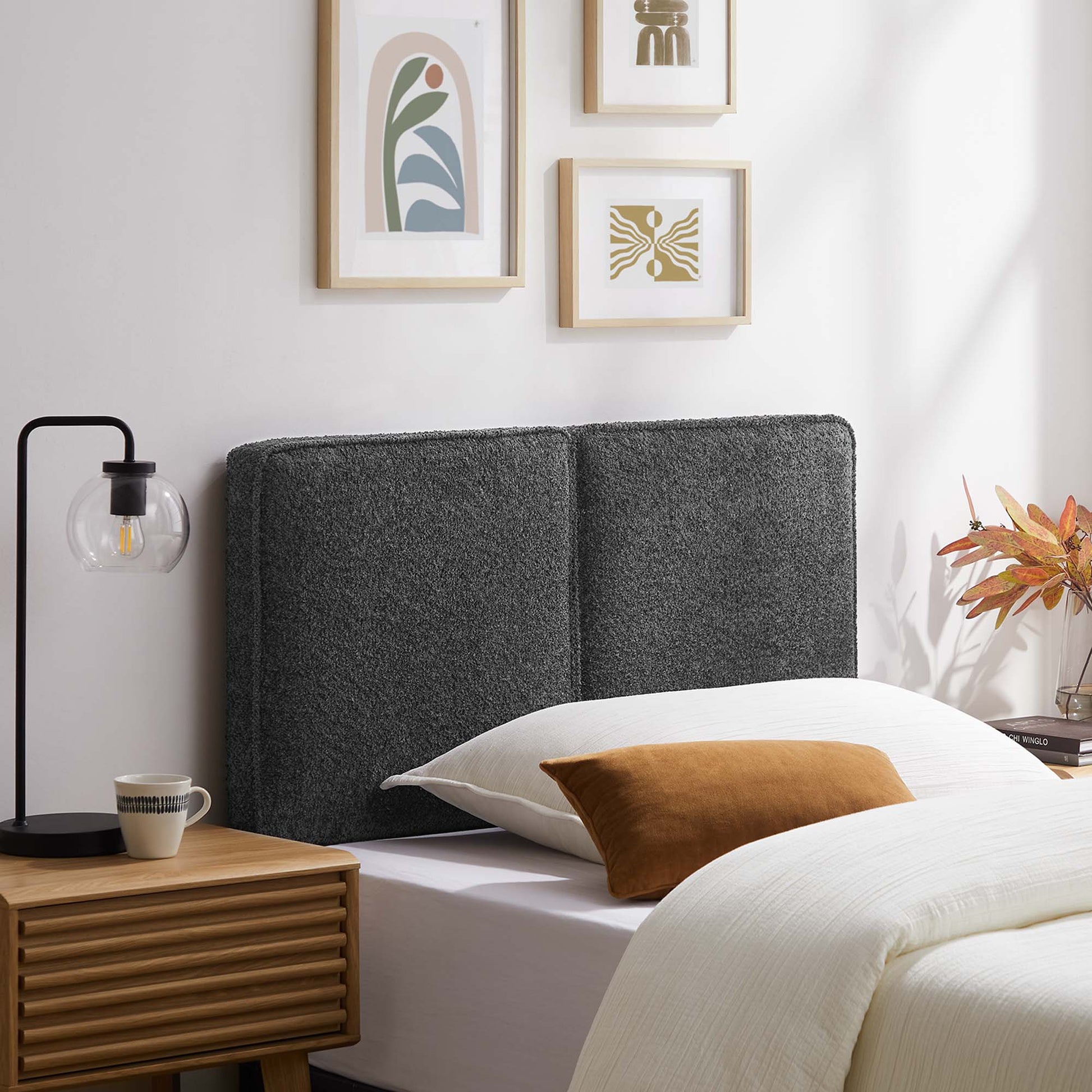 Lindee Boucle Fabric Twin Headboard by Modway - Best Buy Furniture