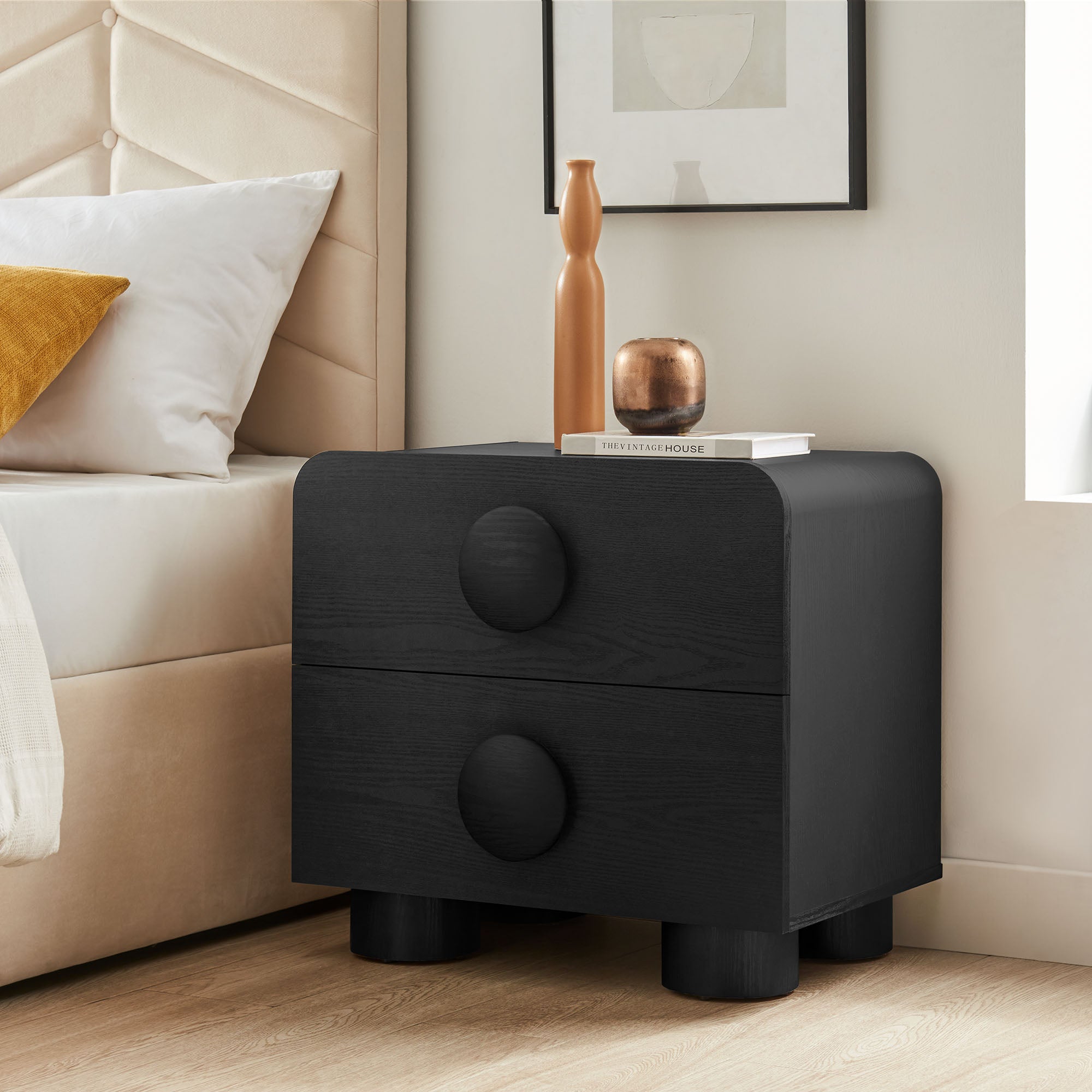Sonnet 2-Drawer Nightstand - Best Buy Furniture