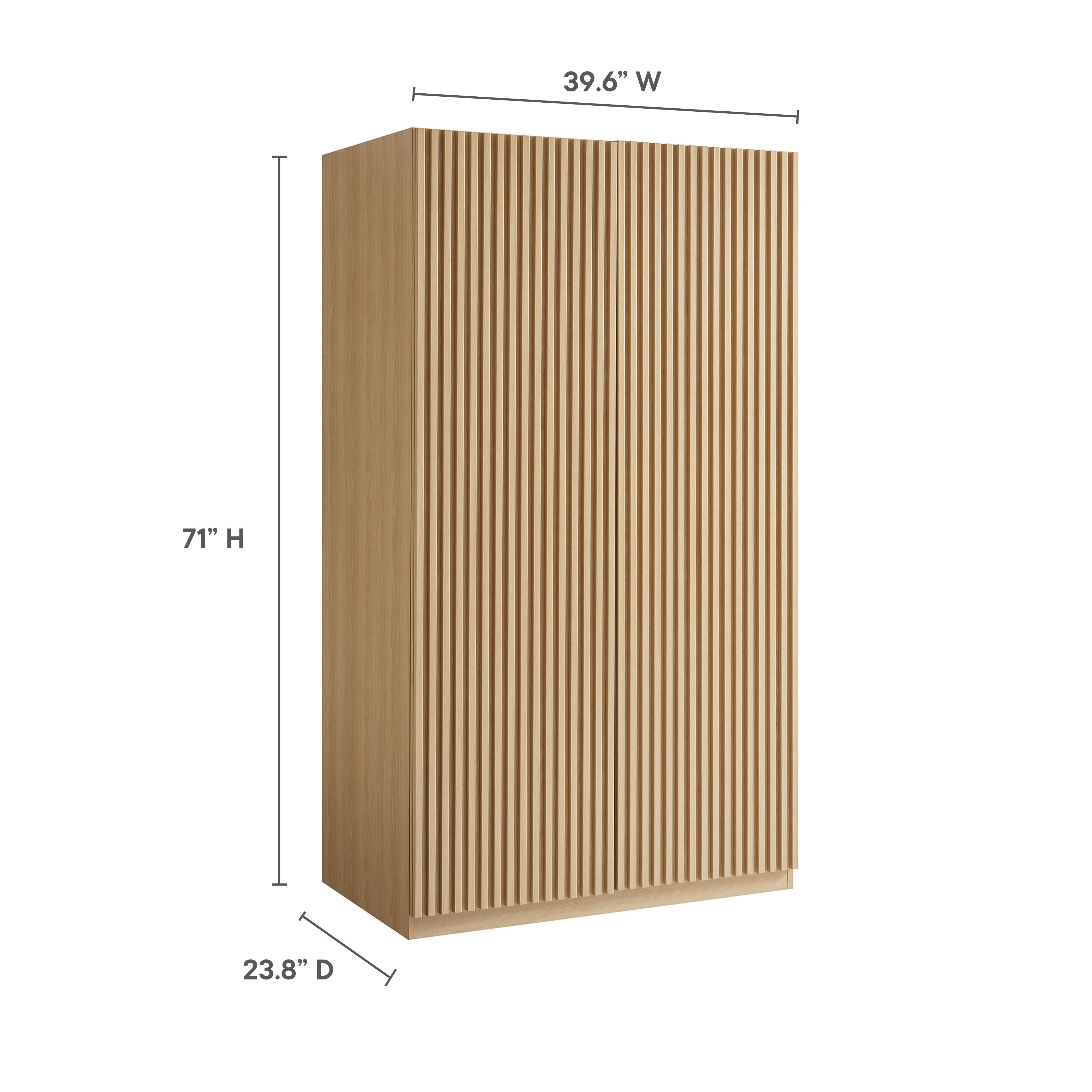 Render 2-Door Wardrobe Closet - Best Buy Furniture