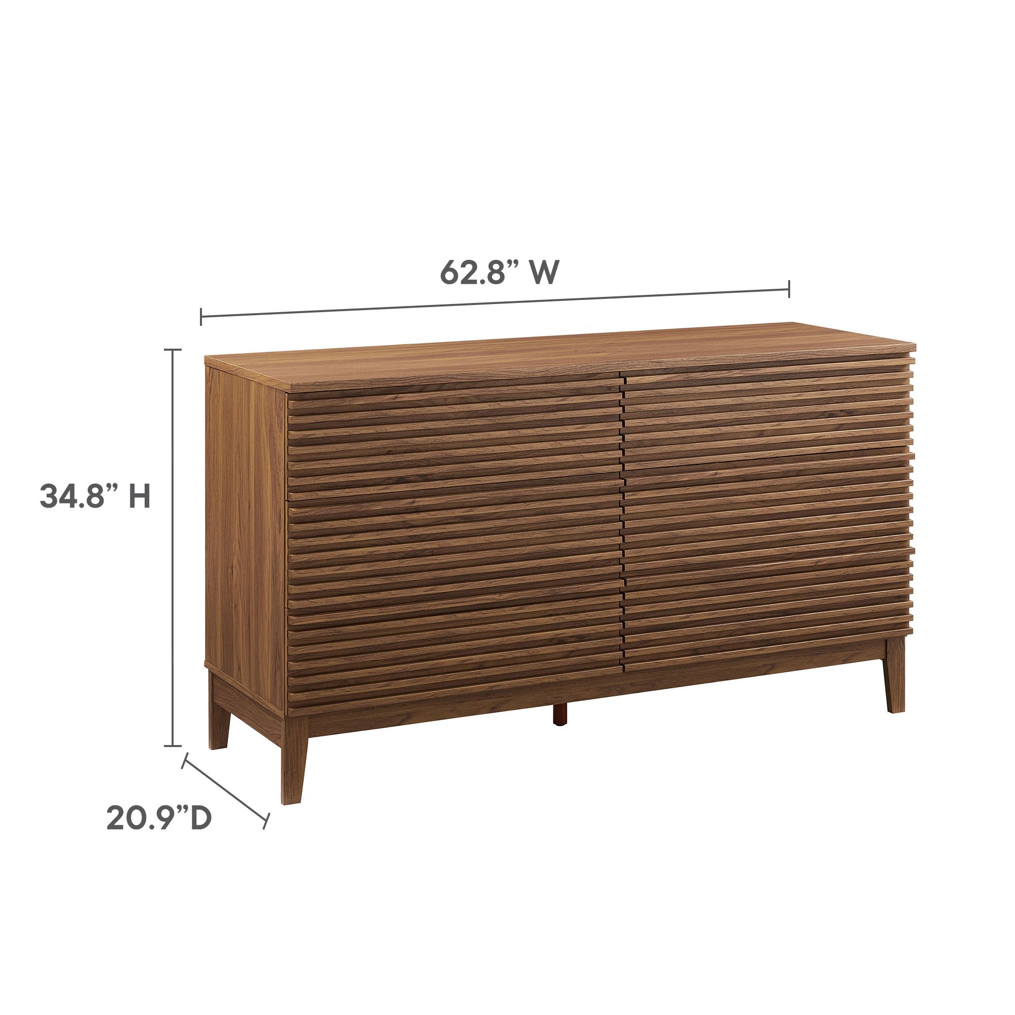 Render 63” 6-Drawer Dresser - Best Buy Furniture