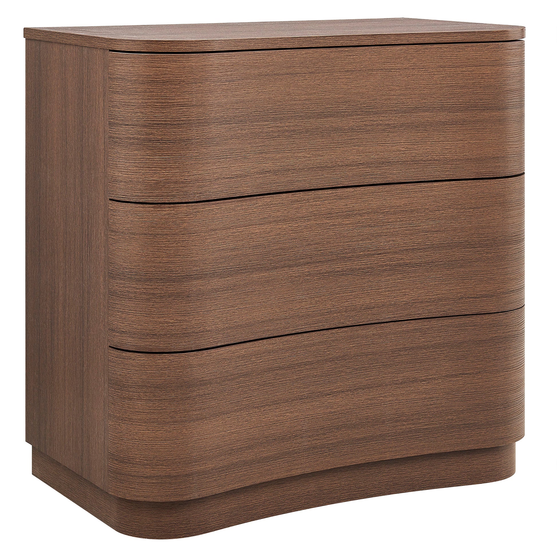 Mirae 3-Drawer Curved Compact Dresser - Best Buy Furniture