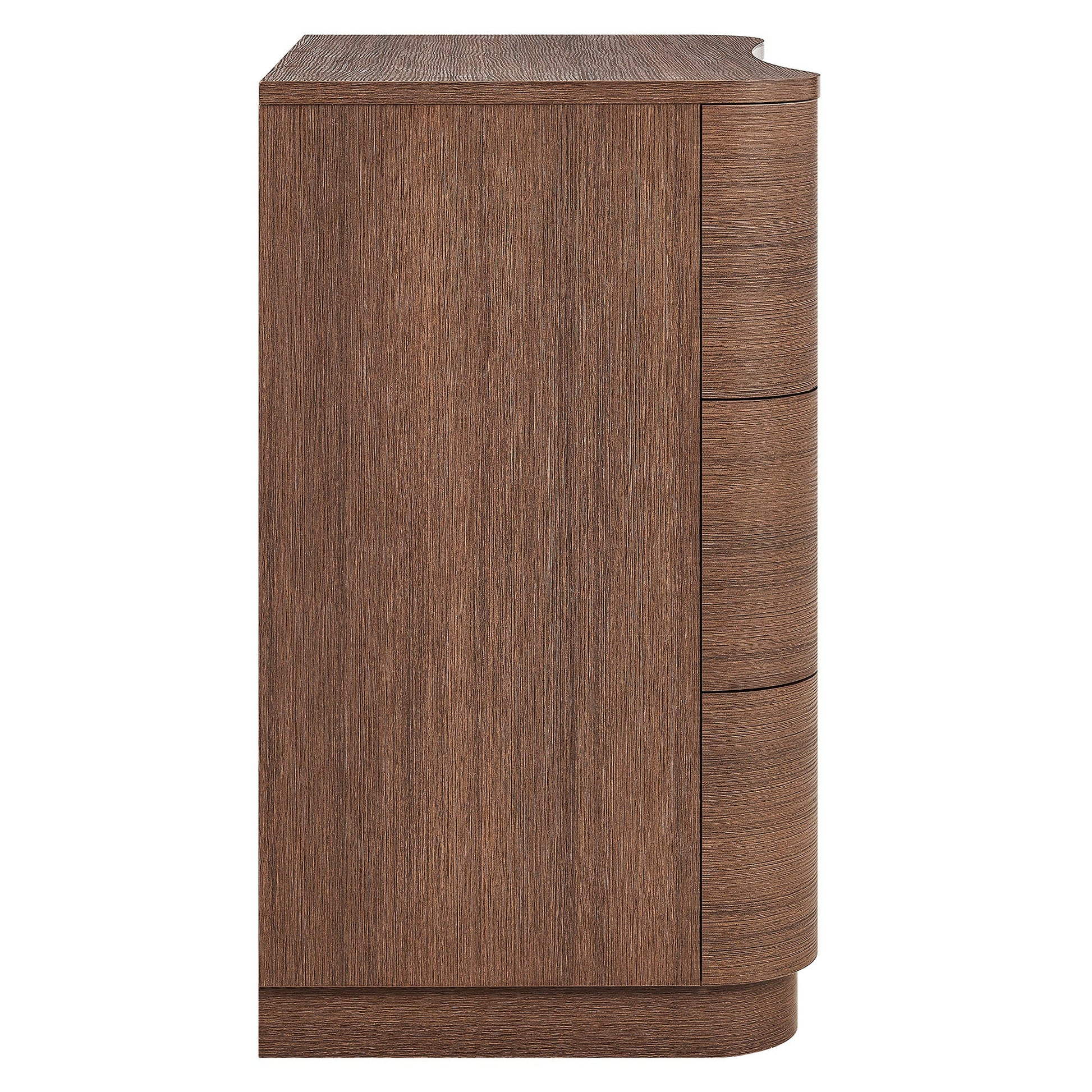 Mirae 3-Drawer Curved Compact Dresser - Best Buy Furniture