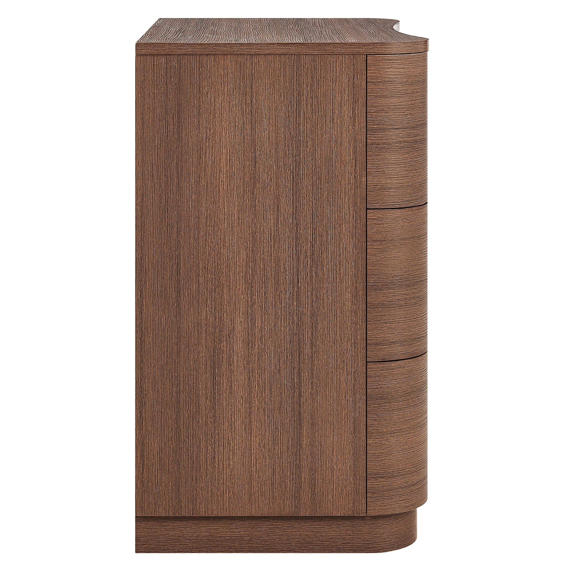 Mirae 3-Drawer Curved Compact Dresser - Best Buy Furniture