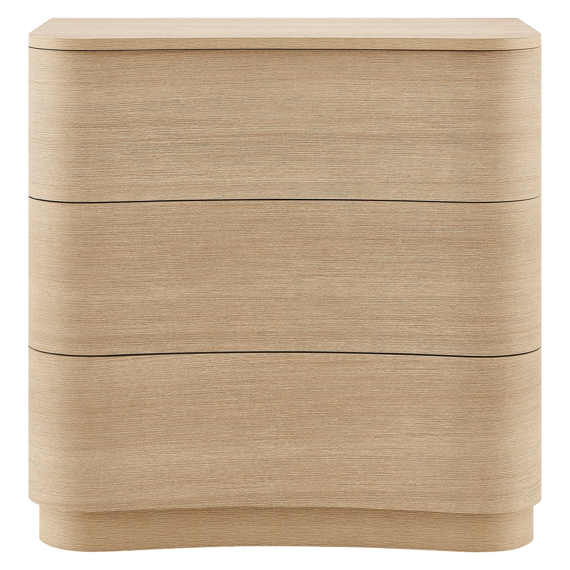 Mirae 3-Drawer Curved Compact Dresser - Best Buy Furniture