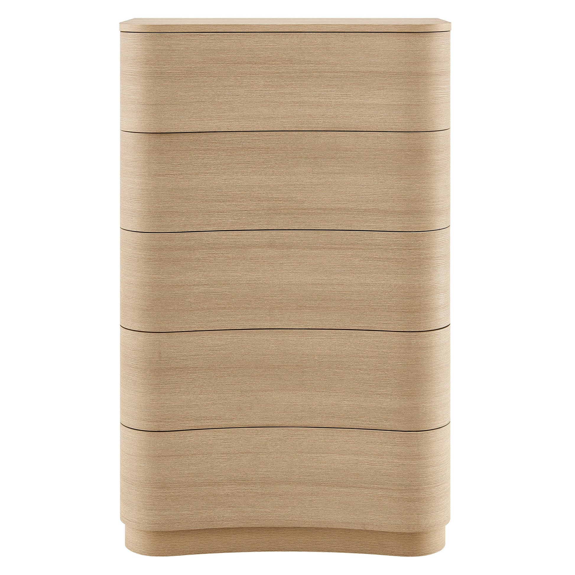 Mirae 5-Drawer Curved Dresser Chest of Drawers - Best Buy Furniture